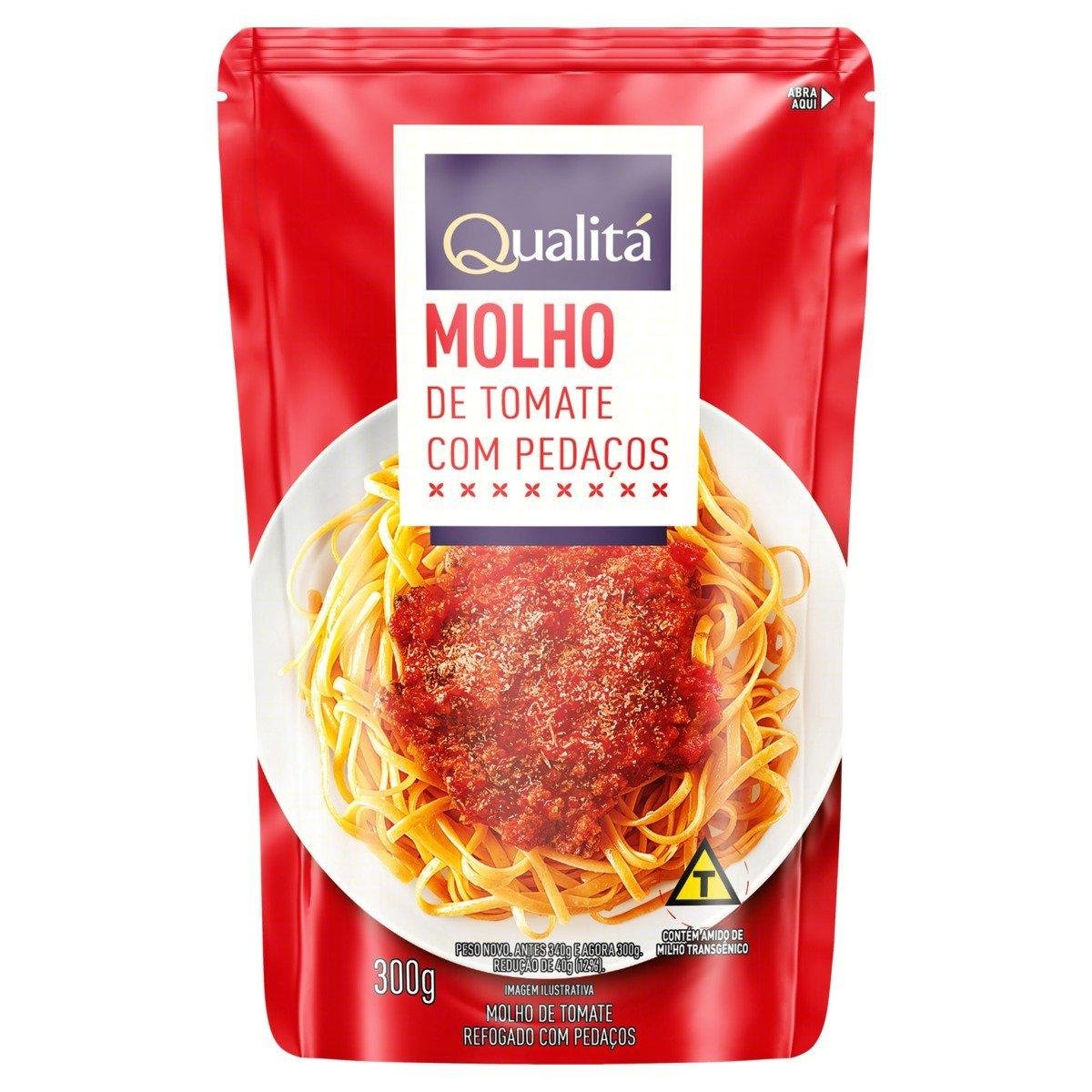Molho de Tomate Refogado Qualitá Sachê 300g