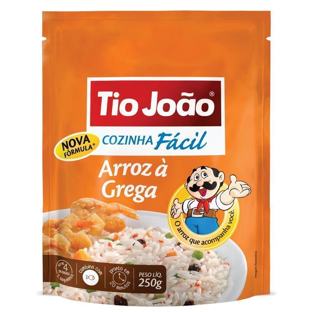 Tio João Cozinha fácil Arroz à Grega - 250g