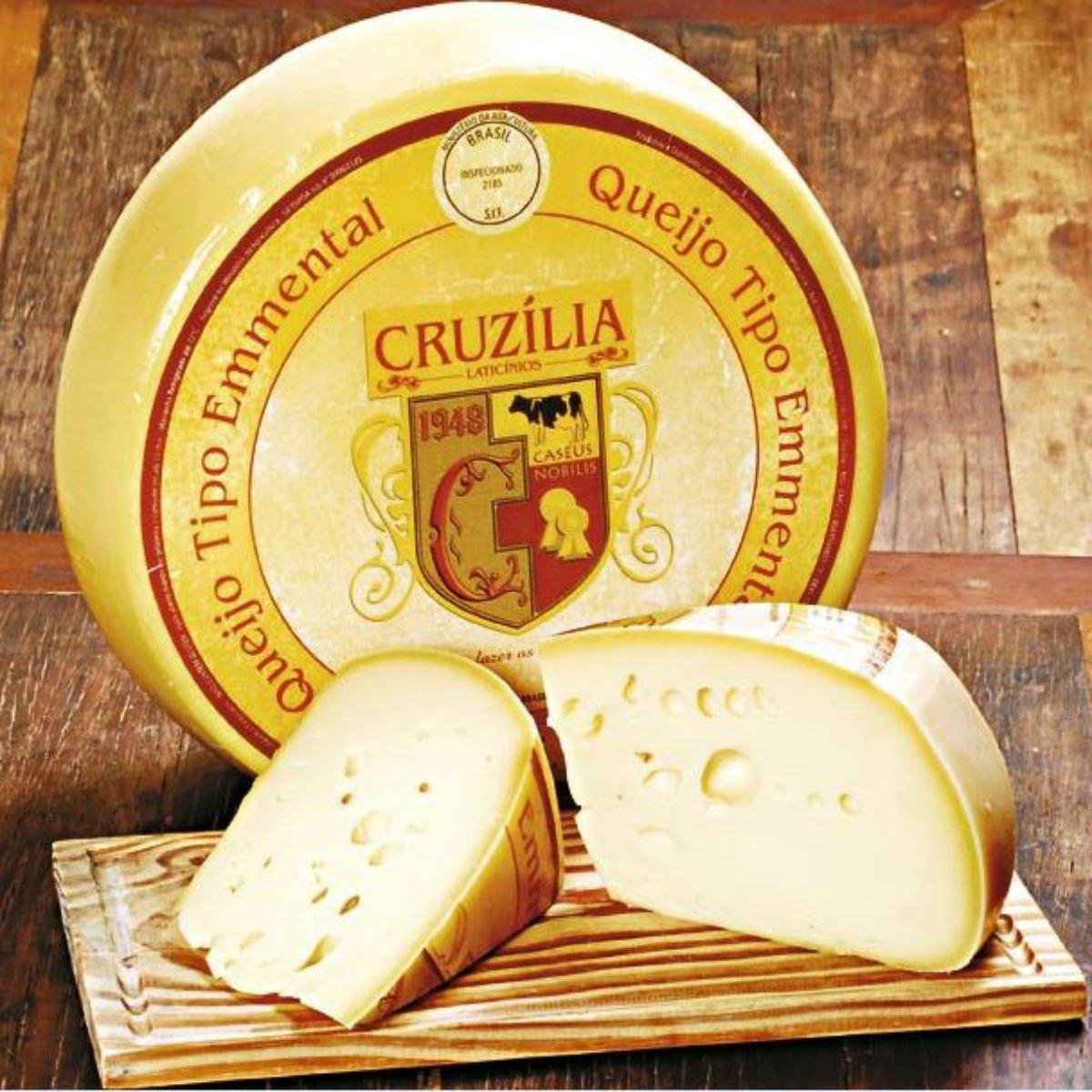 Queijo Emmental CRUZÍLIA Pedaço 212g