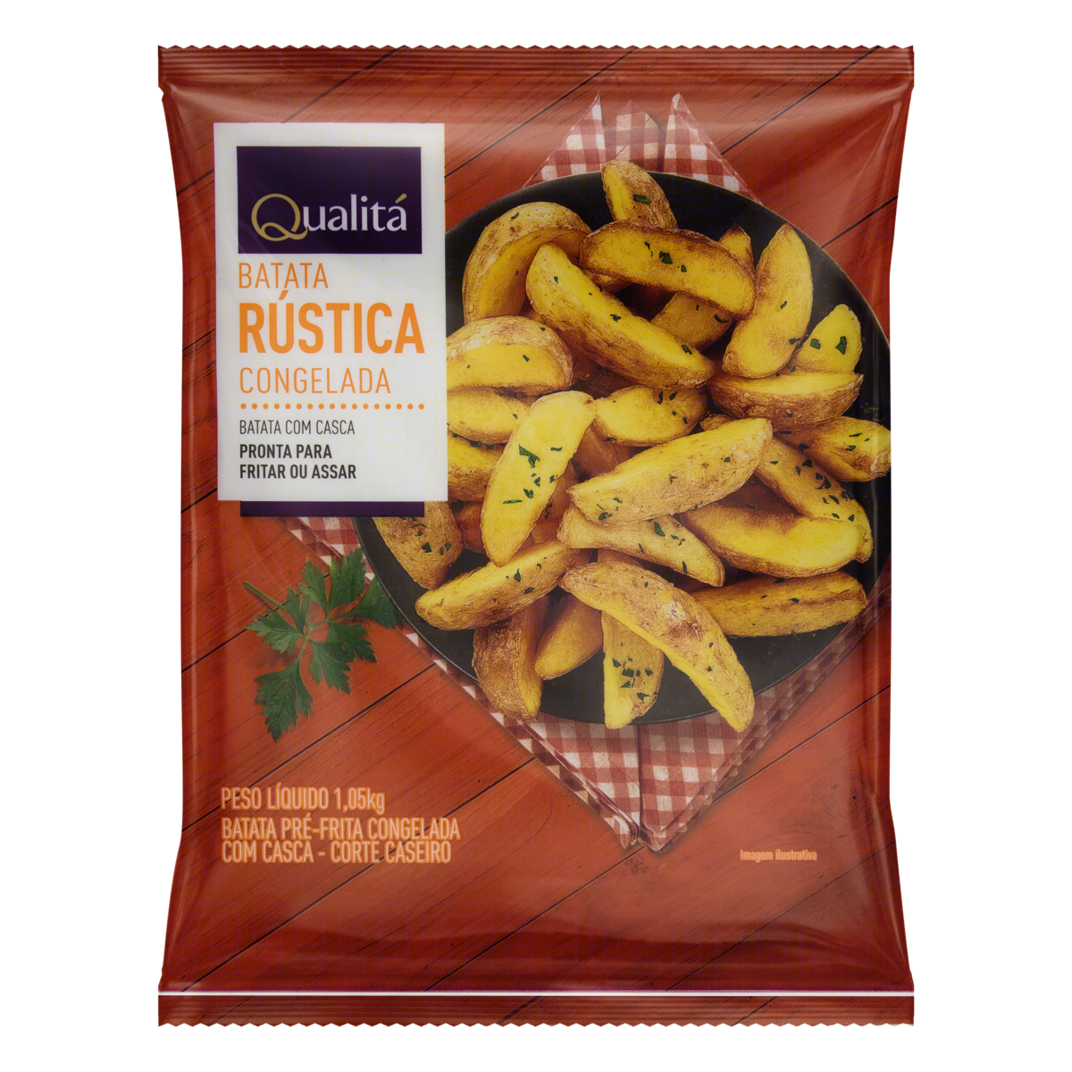 Batata Rústica QUALITÁ 1,050kg