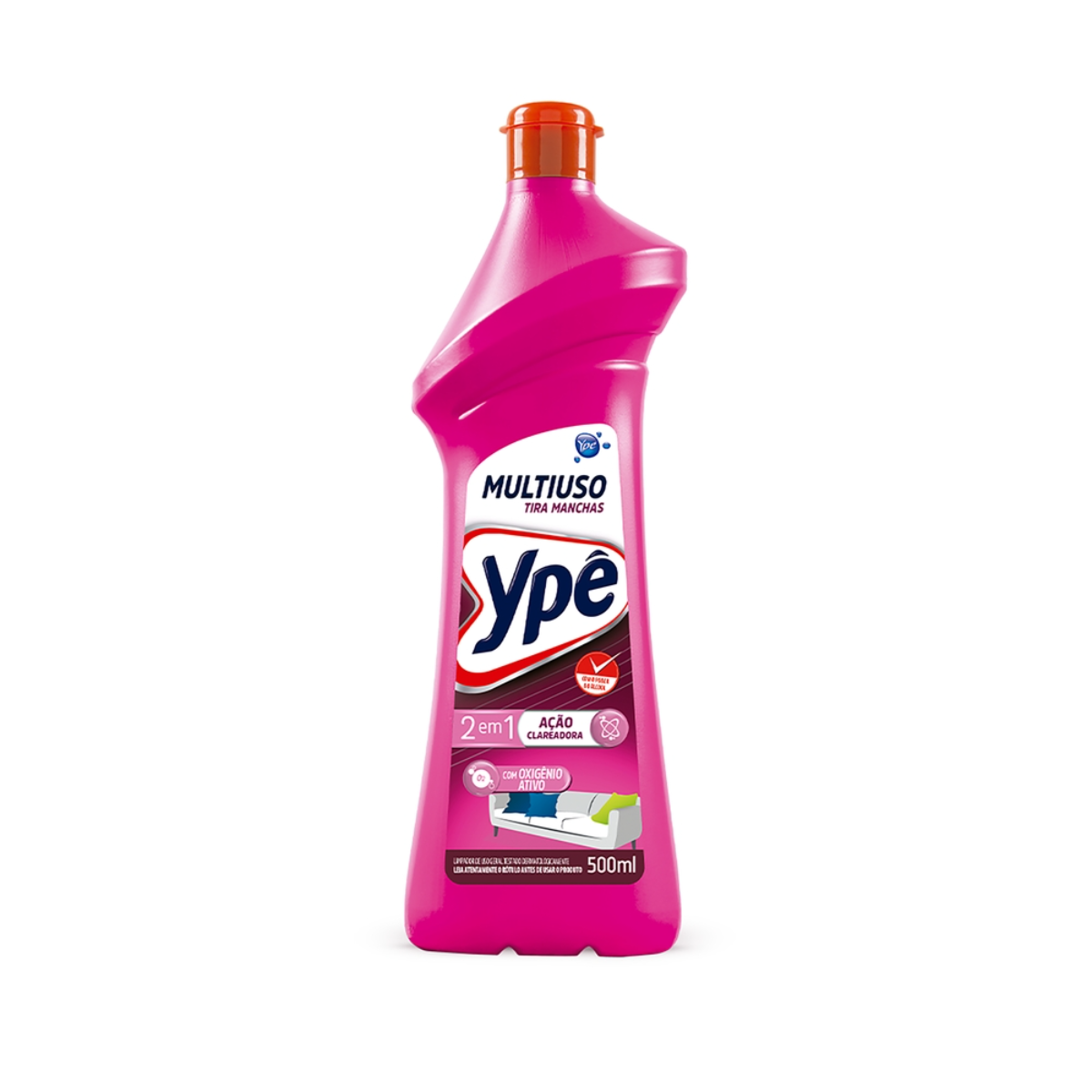 Limpador Multiuso Branqueador Tira-Manchas com Álcool Ypê Squeeze 500ml