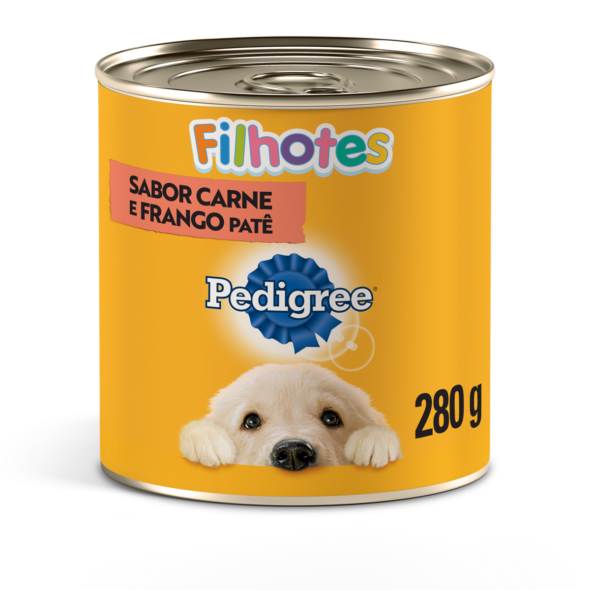 Patê para Cães Filhotes Carne e Frango Pedigree Lata 280g