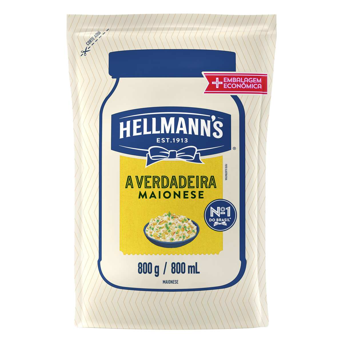 Maionese Hellmanns Tradicional 800g