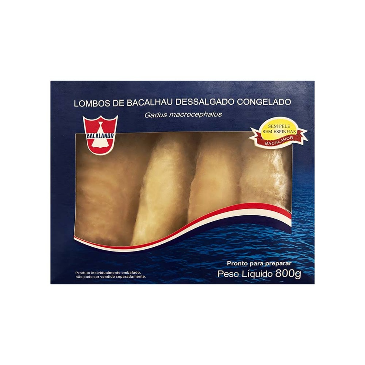 Lombo de Bacalhau Dessalgado Bacalanor 800g