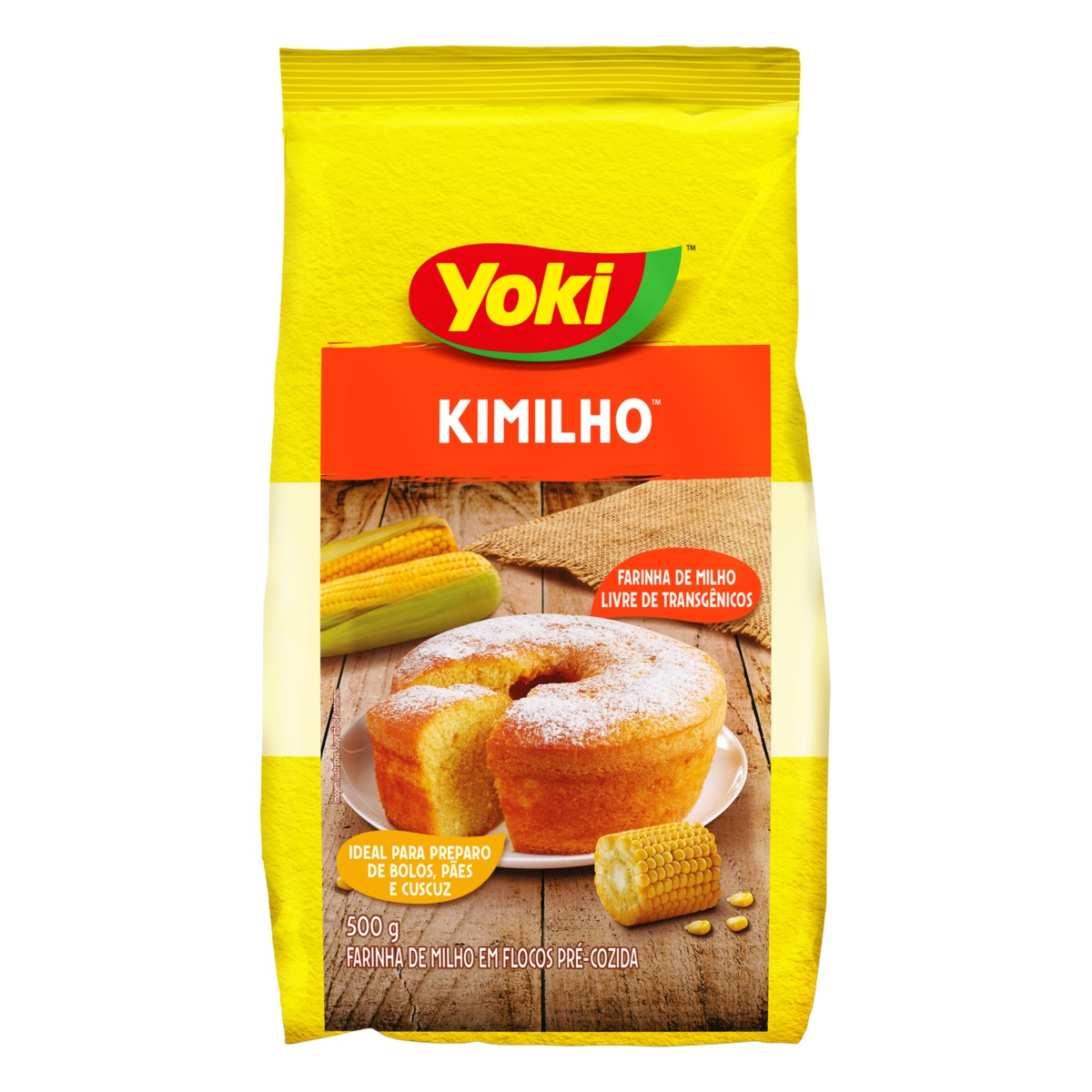 Farinha de Milho em Flocos Kimilho YOKI Pacote 500g