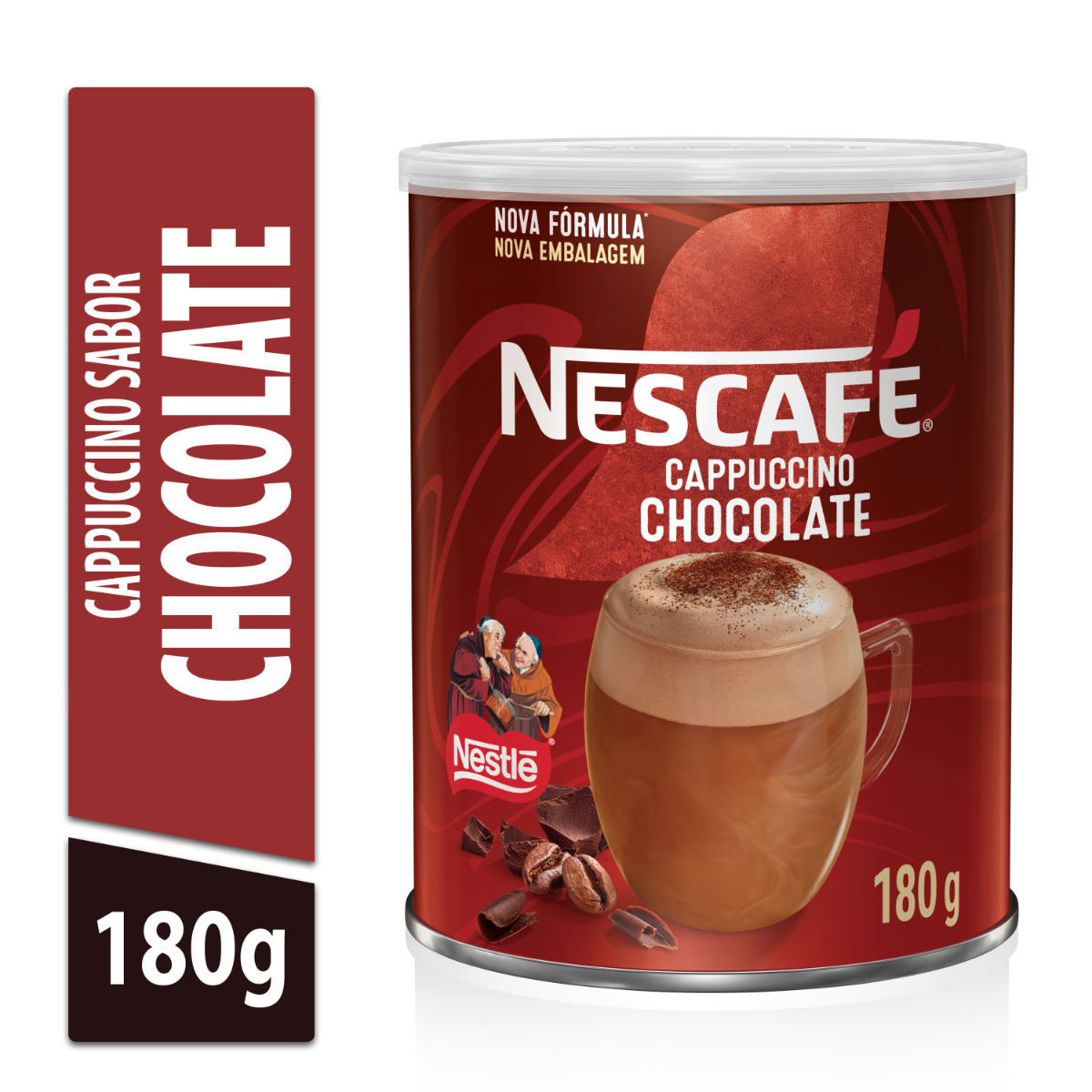 Cappuccino Pó Solúvel Chocolate Nescafé Lata 180g
