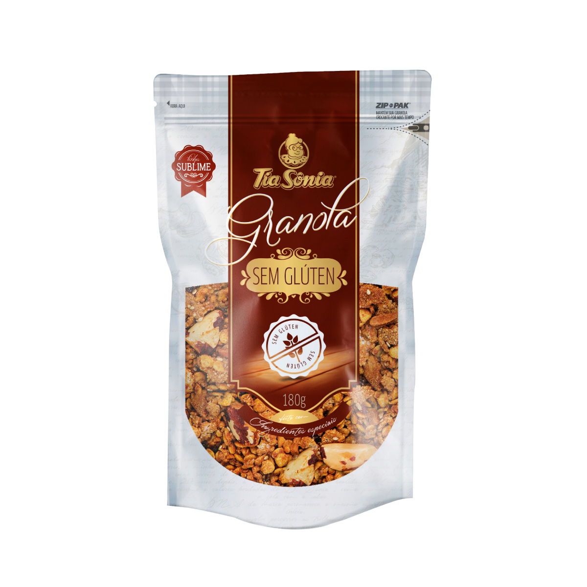 Granola TIA SONIA Sem Glúten 180G
