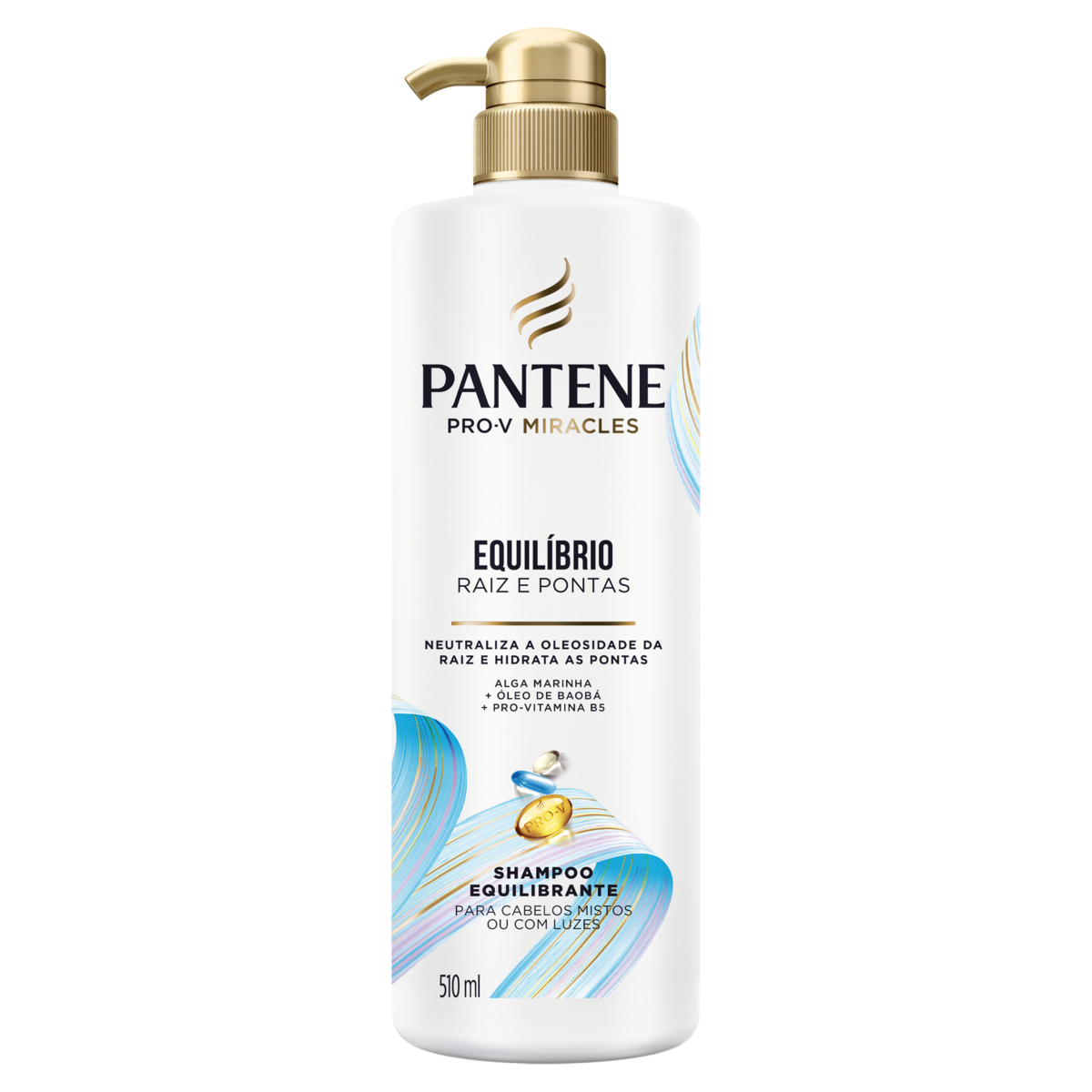 Shampoo Pantene Equilíbrio Raiz e Pontas Frasco 510ml
