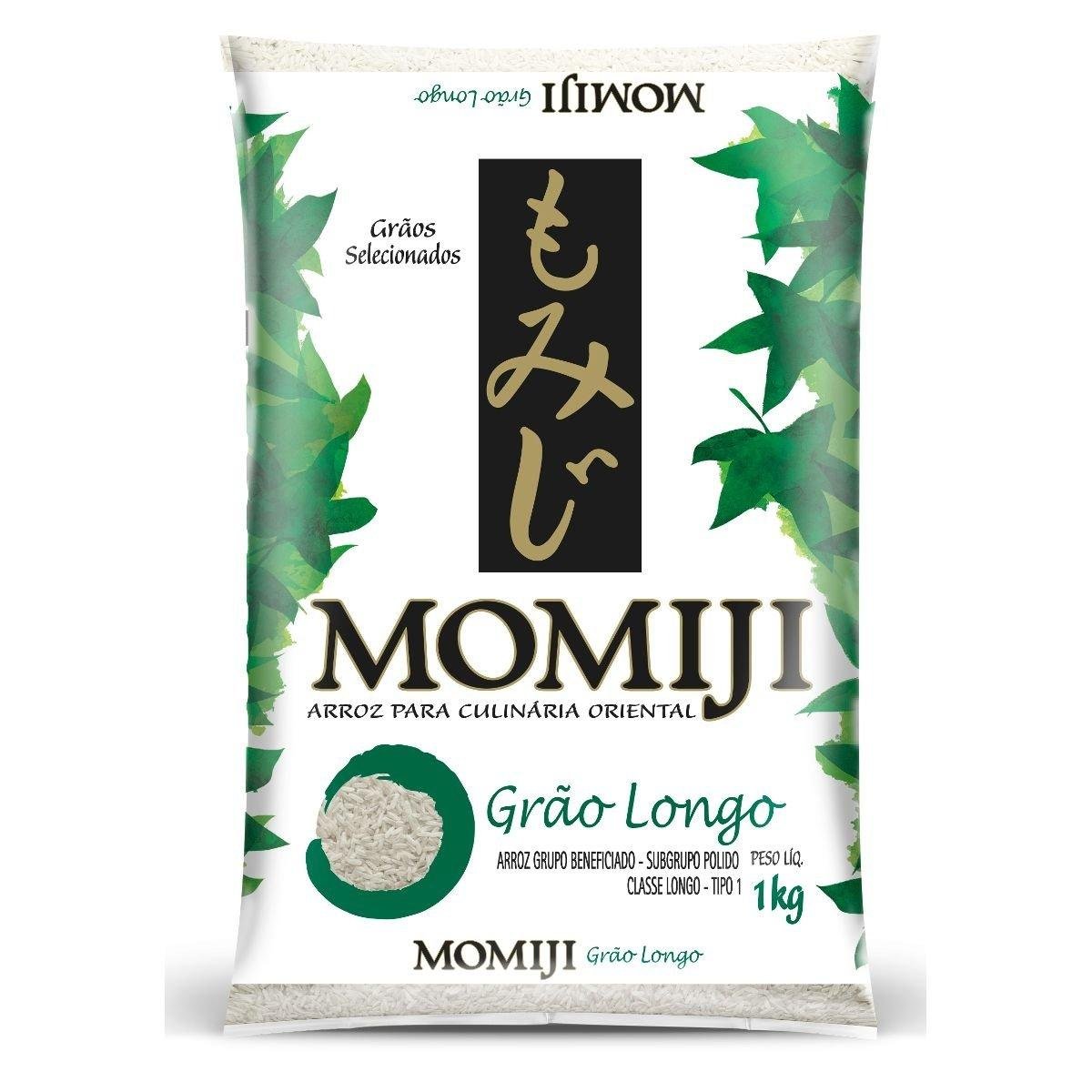 Arroz Culinária Oriental Tipo 1 MOMIJI Pacote 1kg