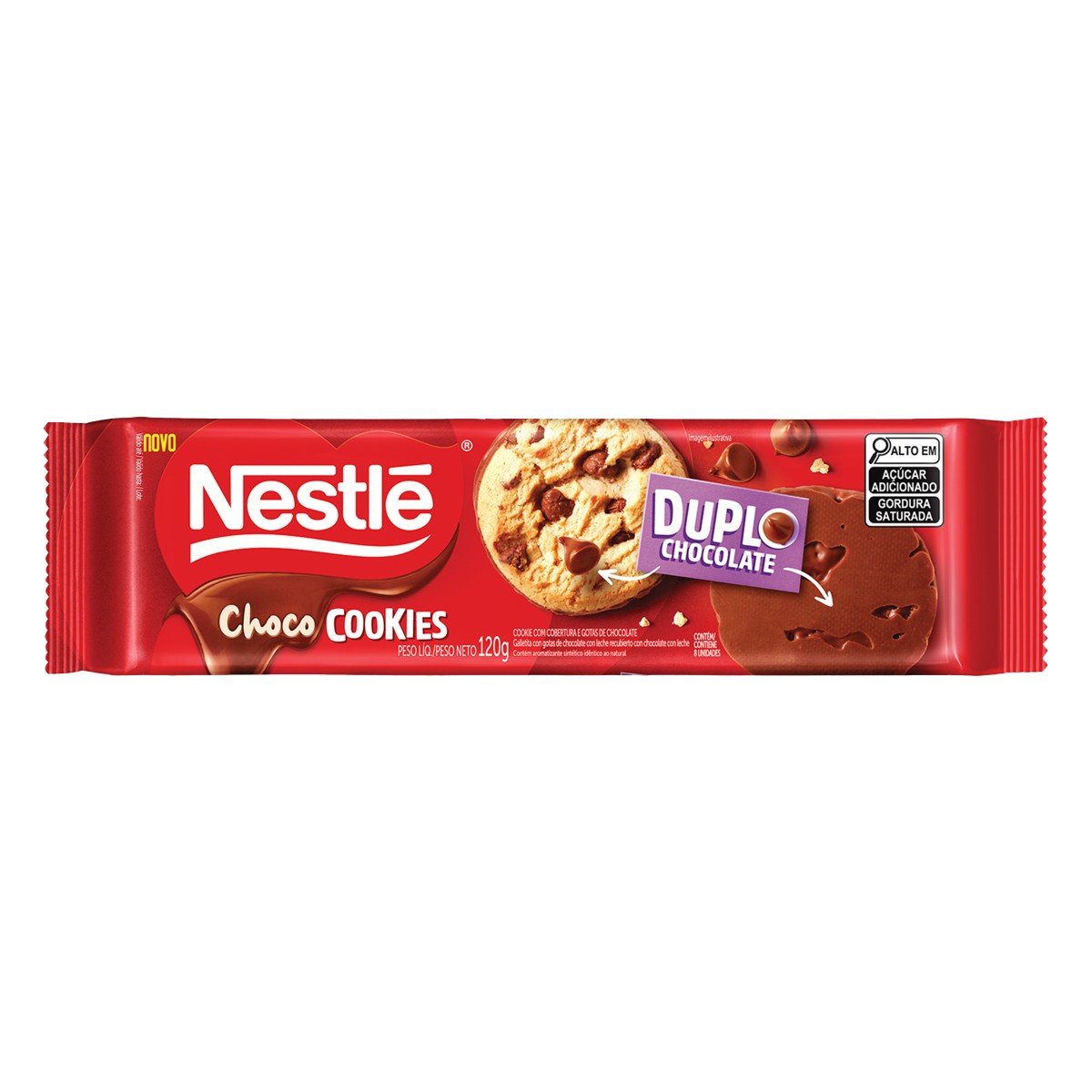 ChocoCookies NESTLÉ Coberto com Chocolate 120g