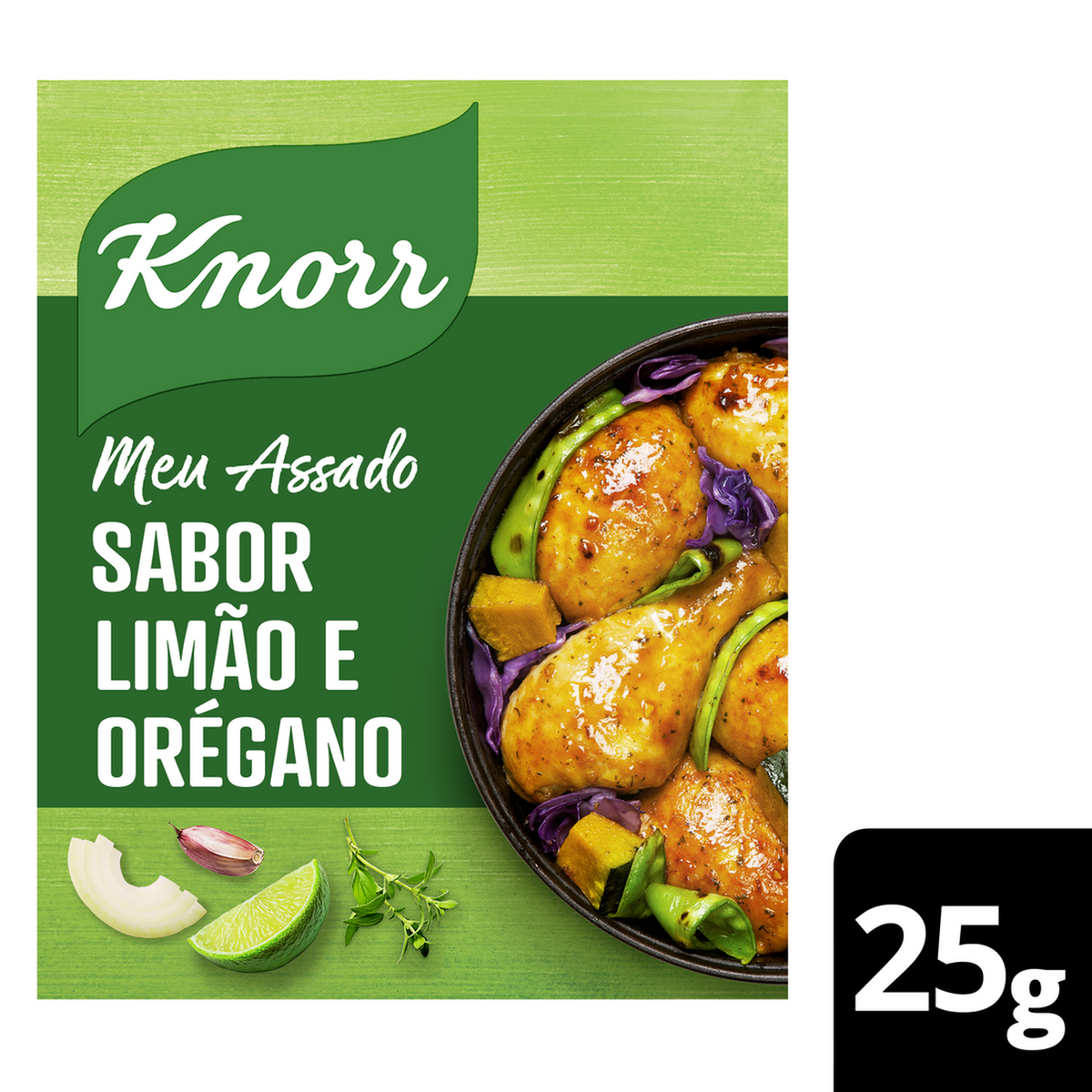 Tempero Knorr Meu Assado Sabor Limão e Orégano 25g