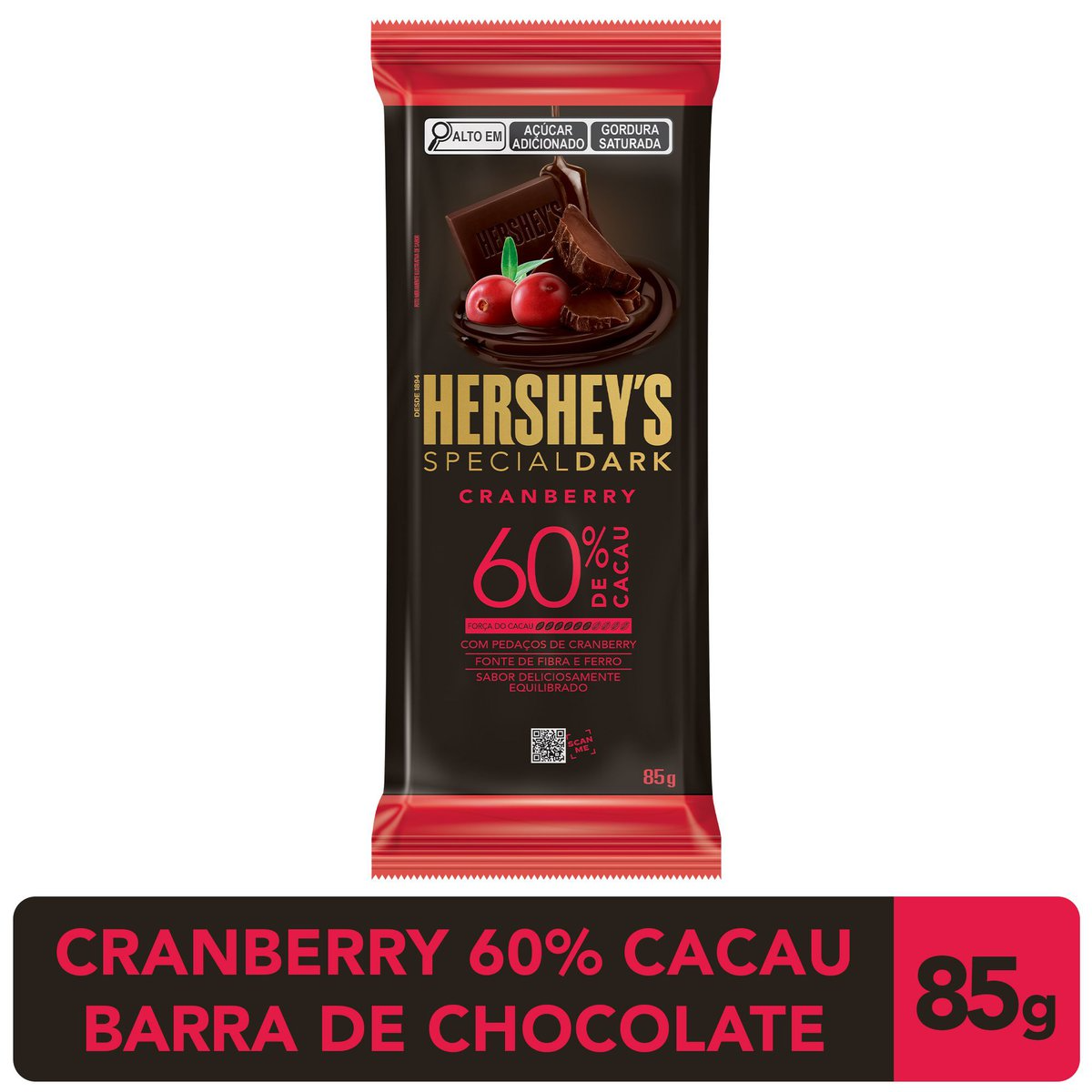 Chocolate Special Dark Cranberry 60% Hershey's - 85g