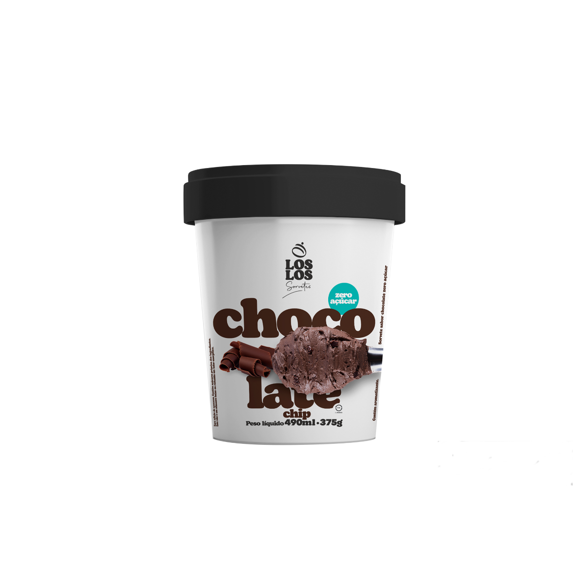 Sorvete Chocolate Los Los Pote 490ml