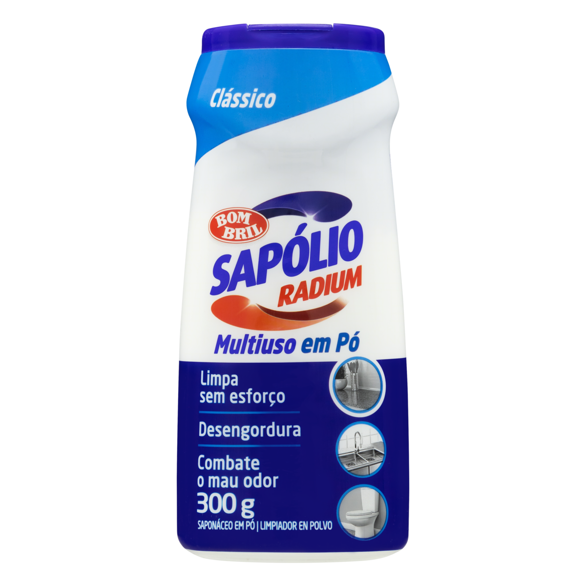 Saponáceo Pó Multiuso Clássico Sapólio Radium Frasco 300g