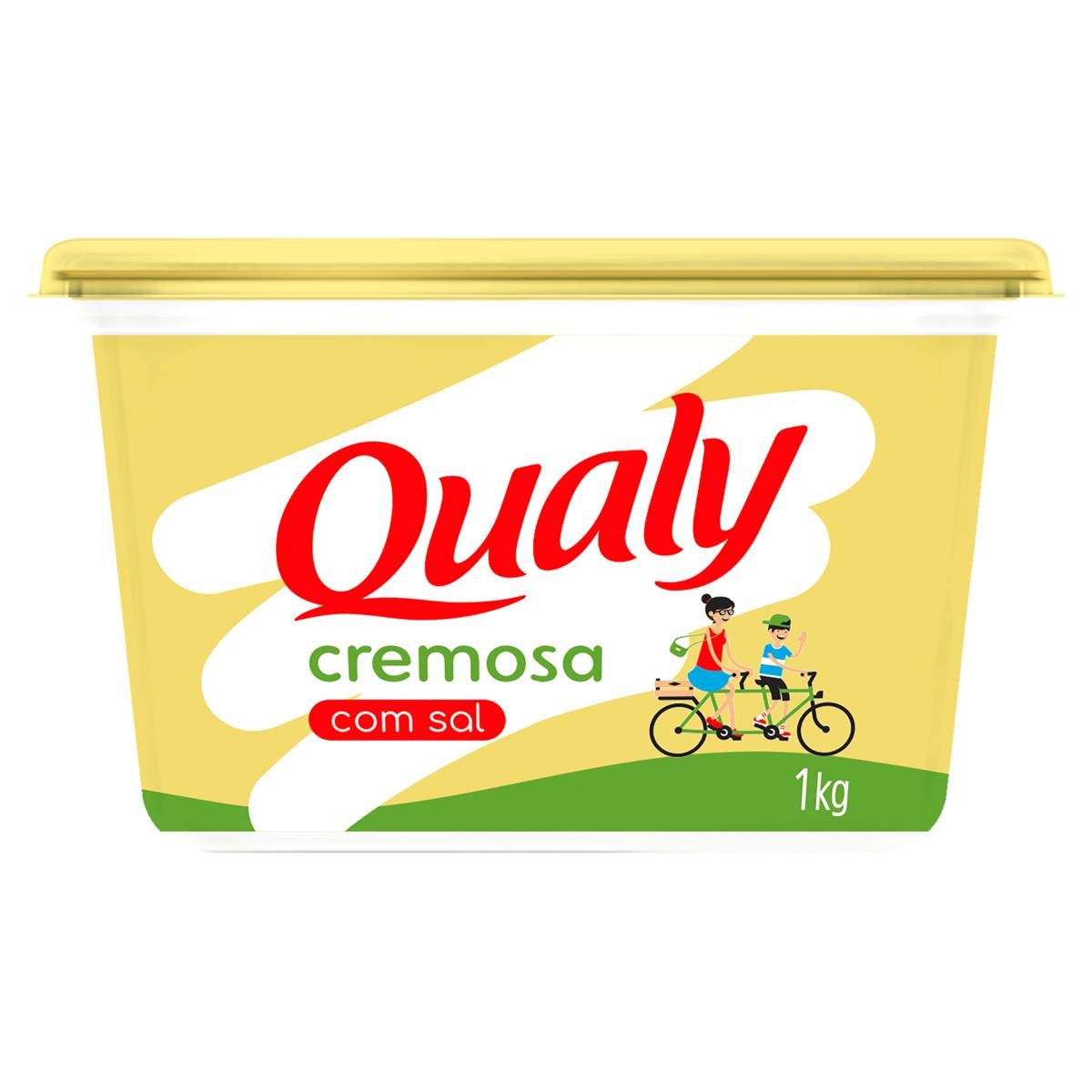 Margarina Cremosa com Sal Qualy Pote 1kg