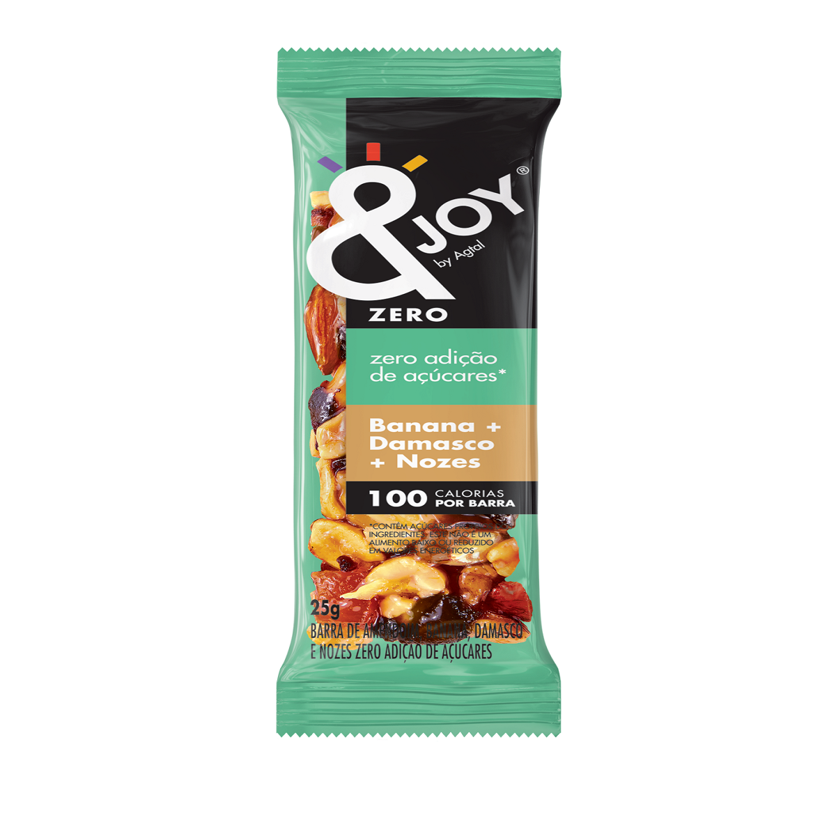 Barra EJOY Zero Açucar BAN/DAM/NOZ 50G