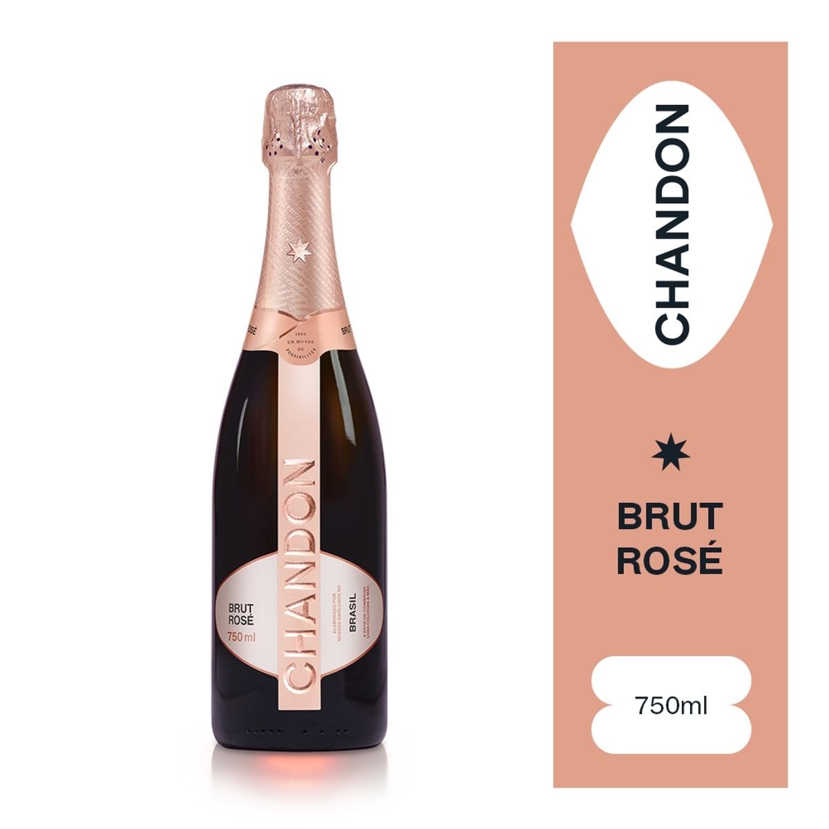 Espumante Brasileiro Chandon Rose Brut 750ml