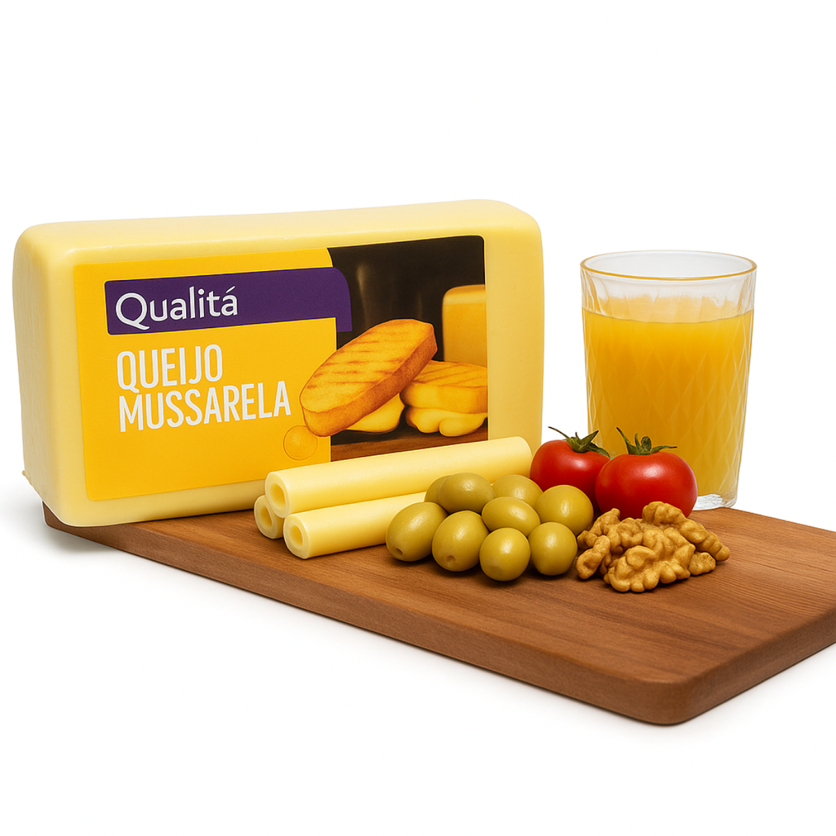 Queijo Mussarela QUALITÁ Pedaço 350g