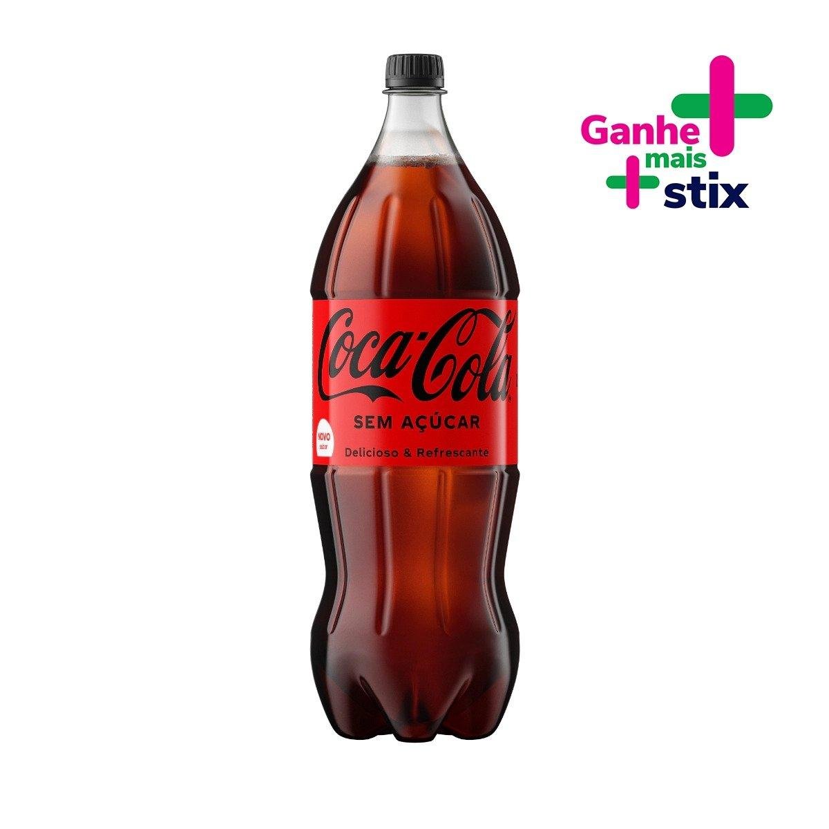 Refrigerante sem Açúcar Coca-Cola Zero Garrafa 2l