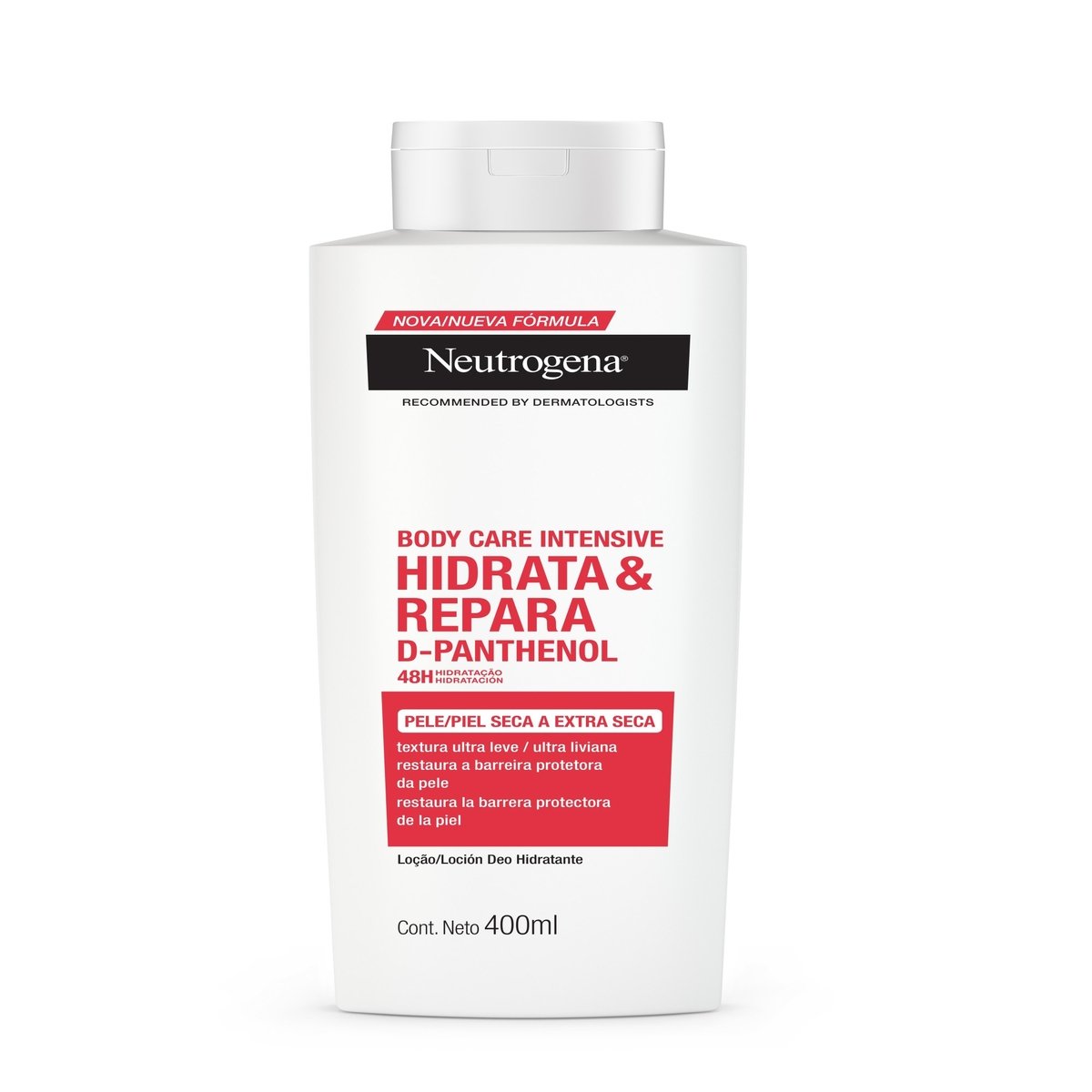 Loção Hidrata & Repara Neutrogena Body Care Intensive Frasco 400ml