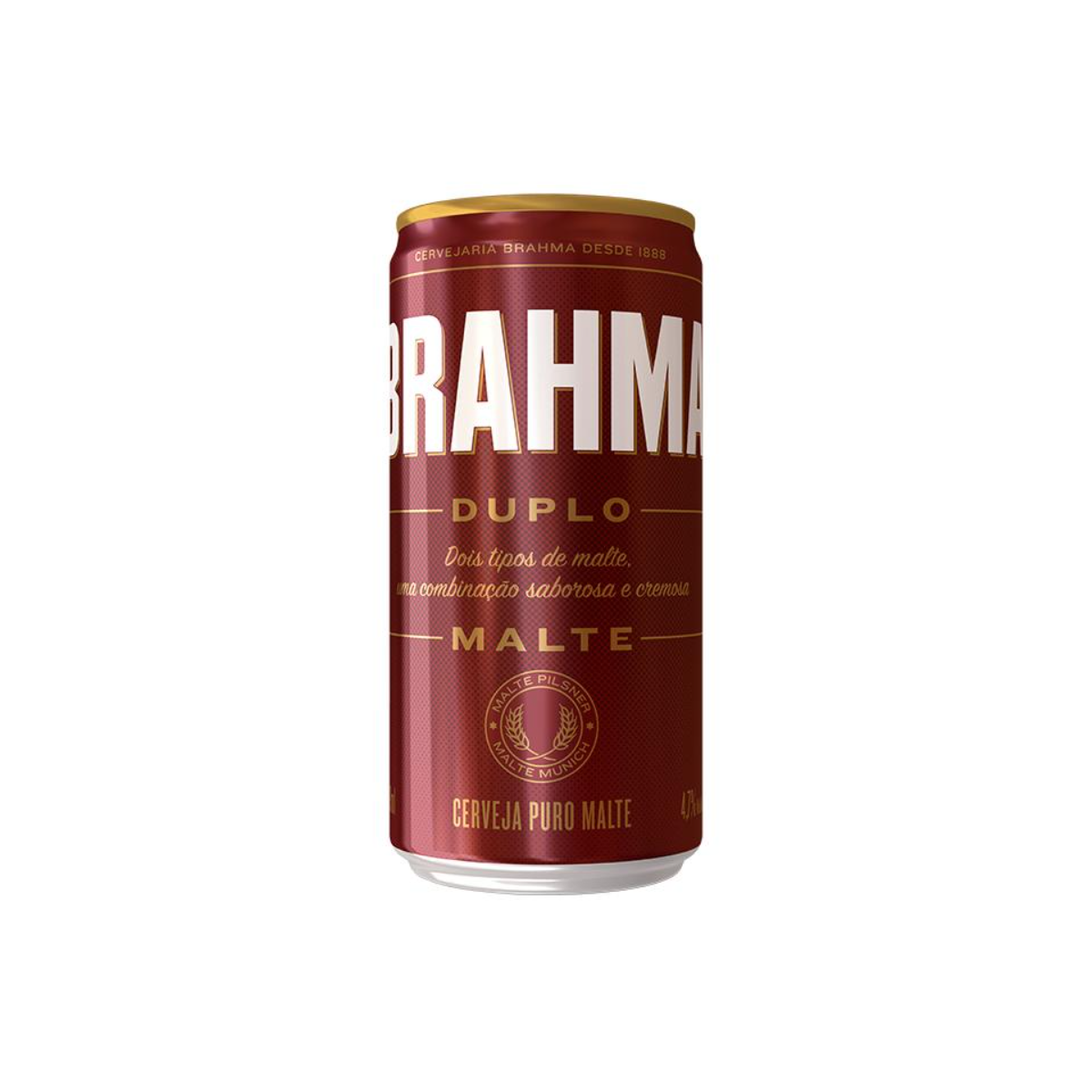 Cerveja Pilsner Duplo Malte Brahma Lata 269ml