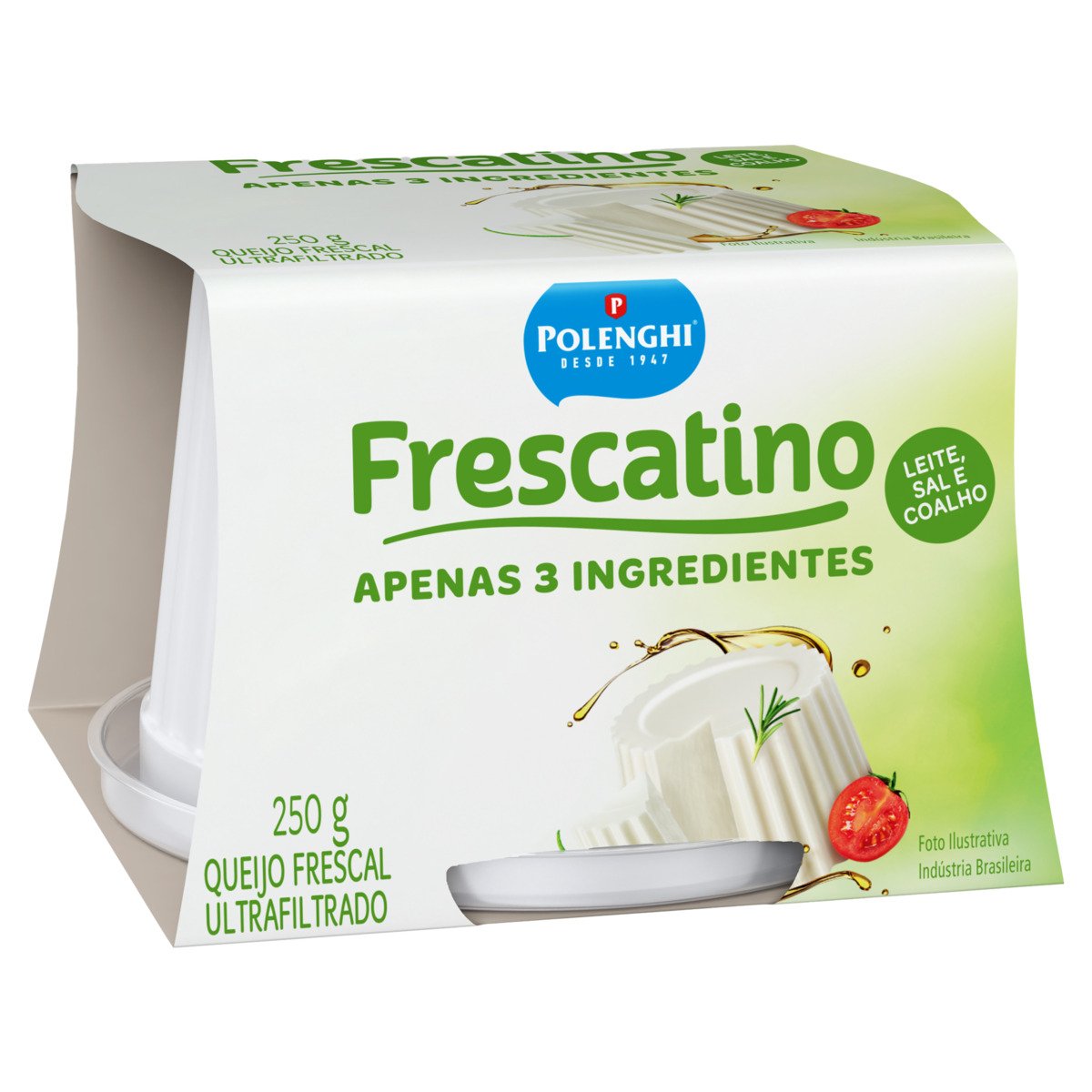Queijo Frescal Ultrafiltrado Polenghi Frescatino Pote 250g
