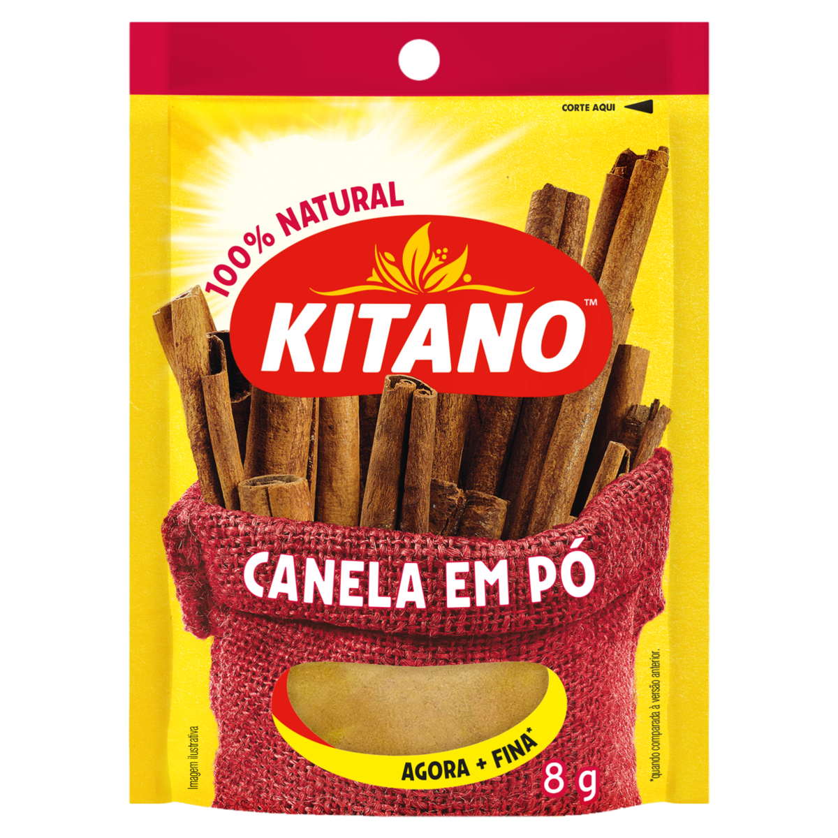 Canela da China em Pó KITANO Pacote 8g