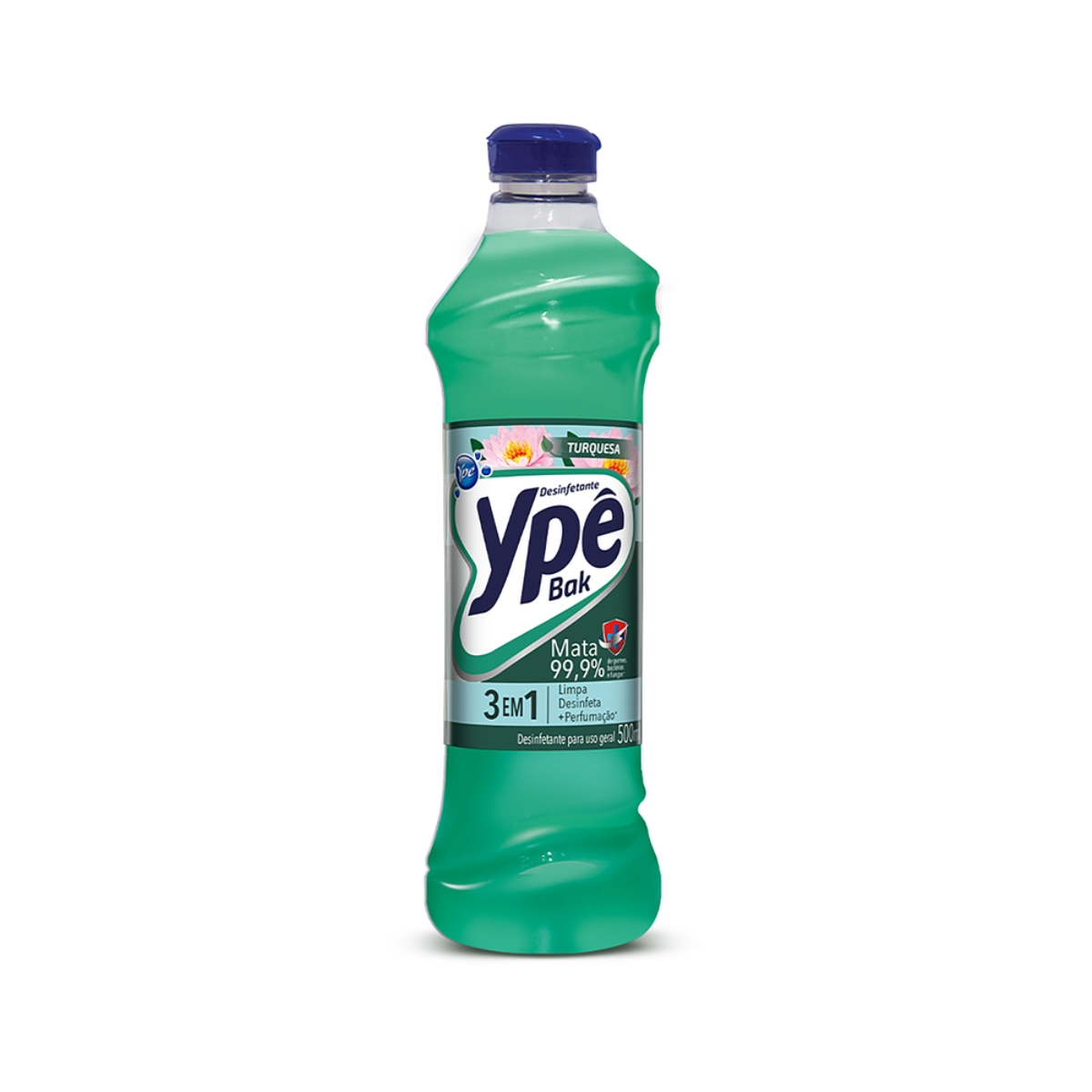 Desinfetante Uso Geral Turquesa Ypê Bak Frasco 500ml