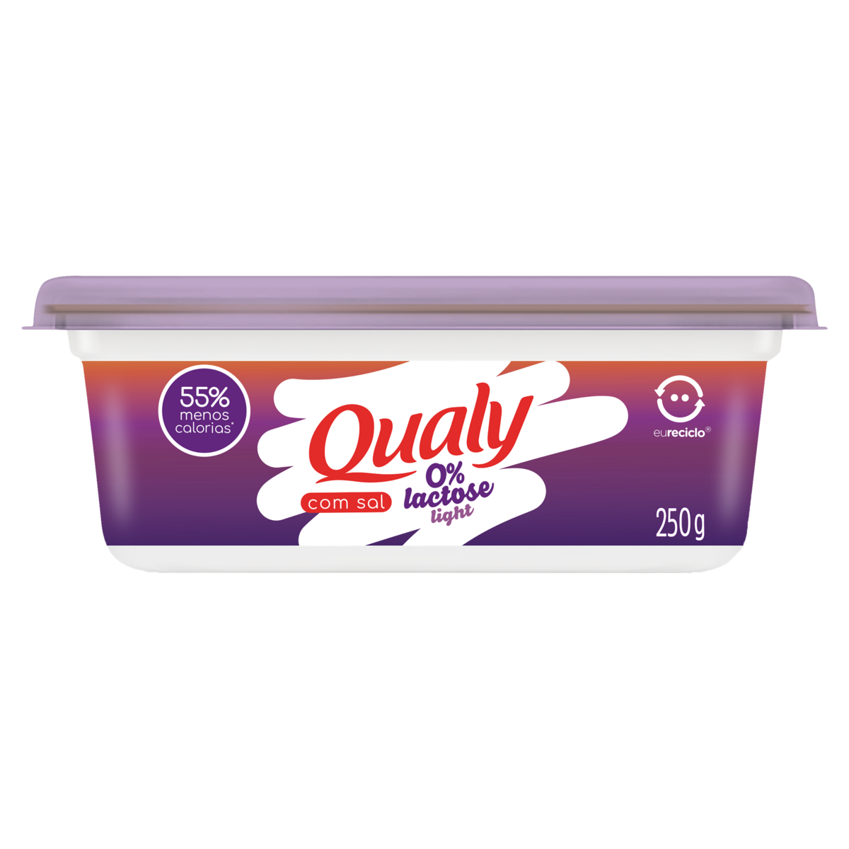Margarina com Sal Light Zero Lactose QUALY Pote 250g