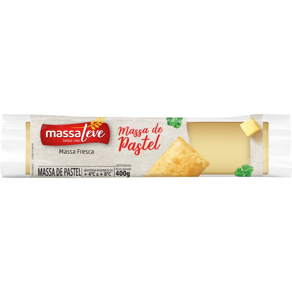 Massa para Pastel Rolo MASSA LEVE 400g