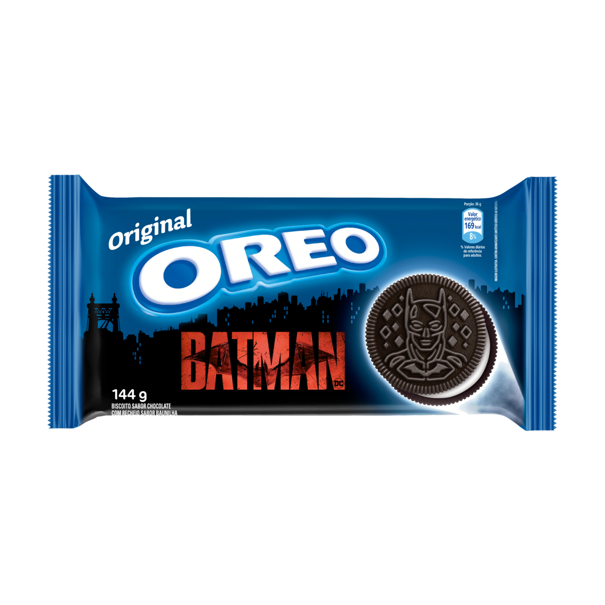 Biscoito recheado Oreo original multipack 144g