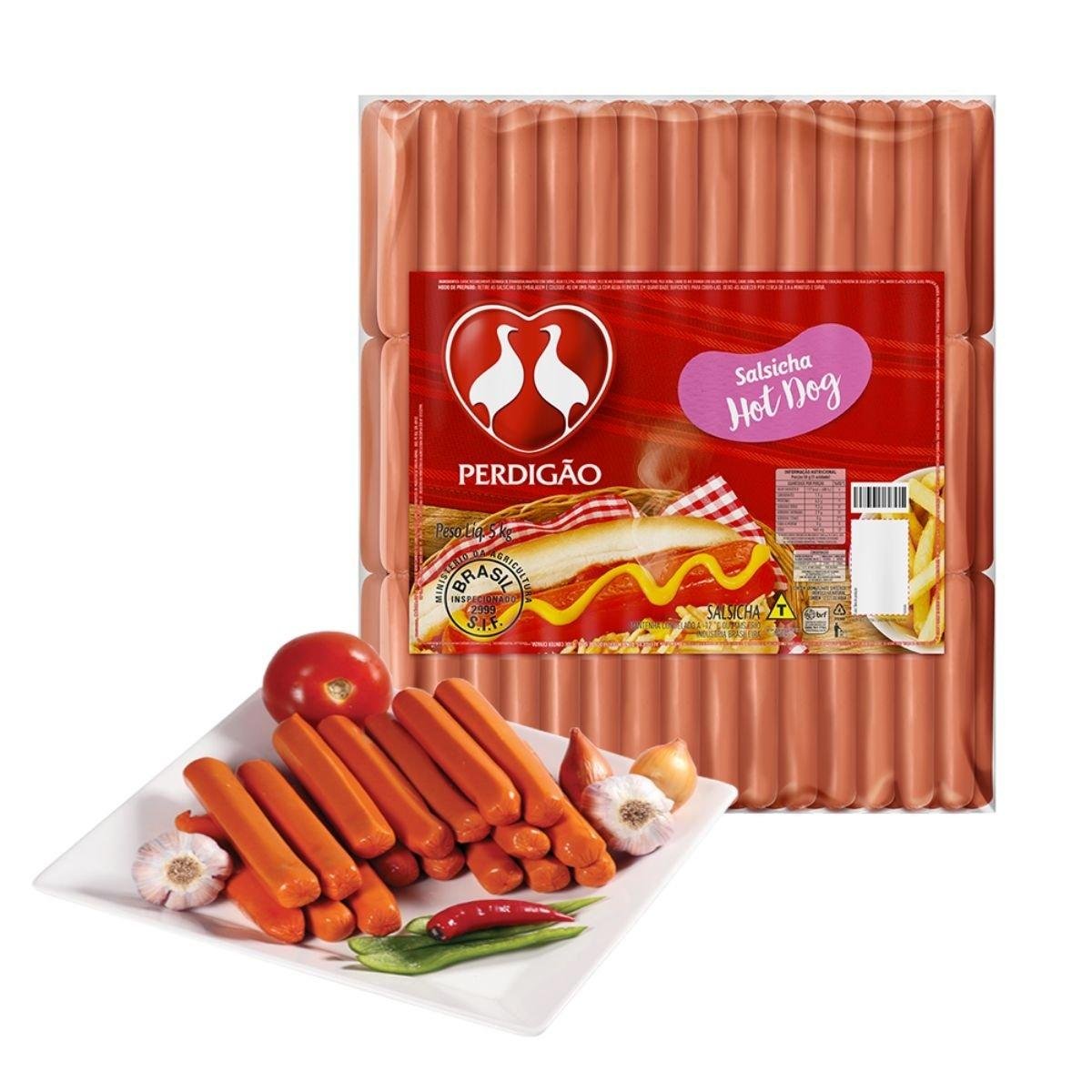 Salsicha Hot Dog Perdigão a Granel 600g