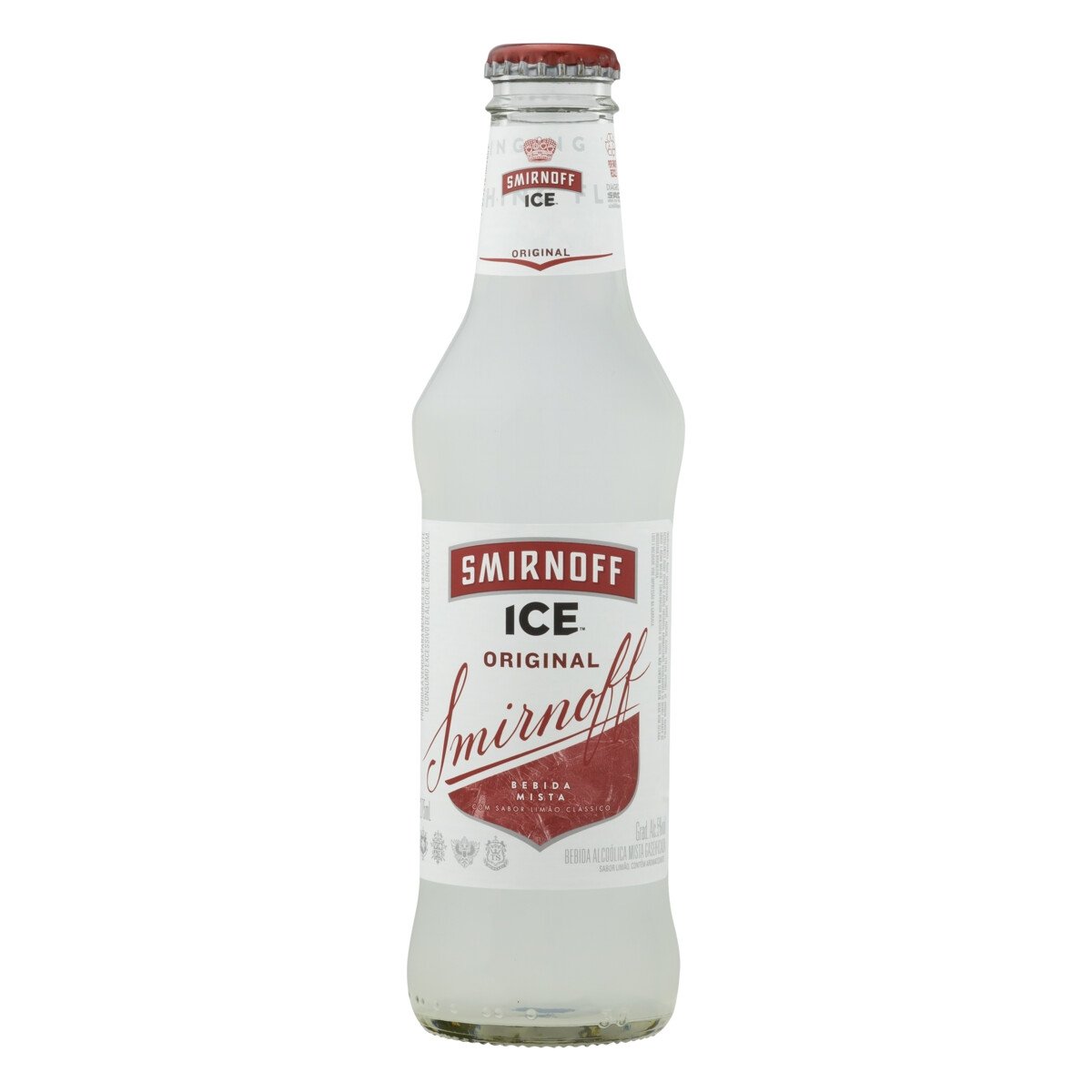 Bebida Mista Alcoólica Limão Clássico Smirnoff Ice Garrafa 275ml