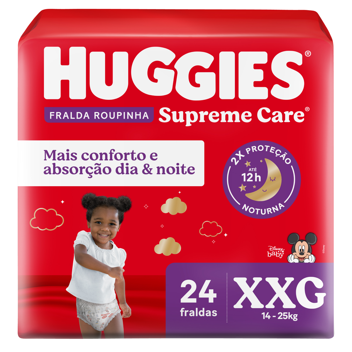 Fralda Huggies Roupinha Supreme Care XXG - 24 fraldas