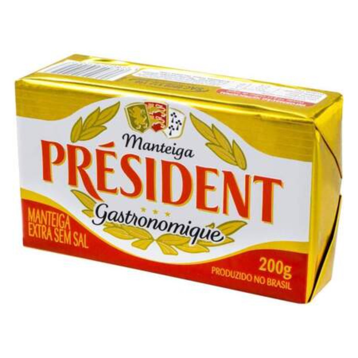 Manteiga Extra sem Sal Président Gastronomique 200g