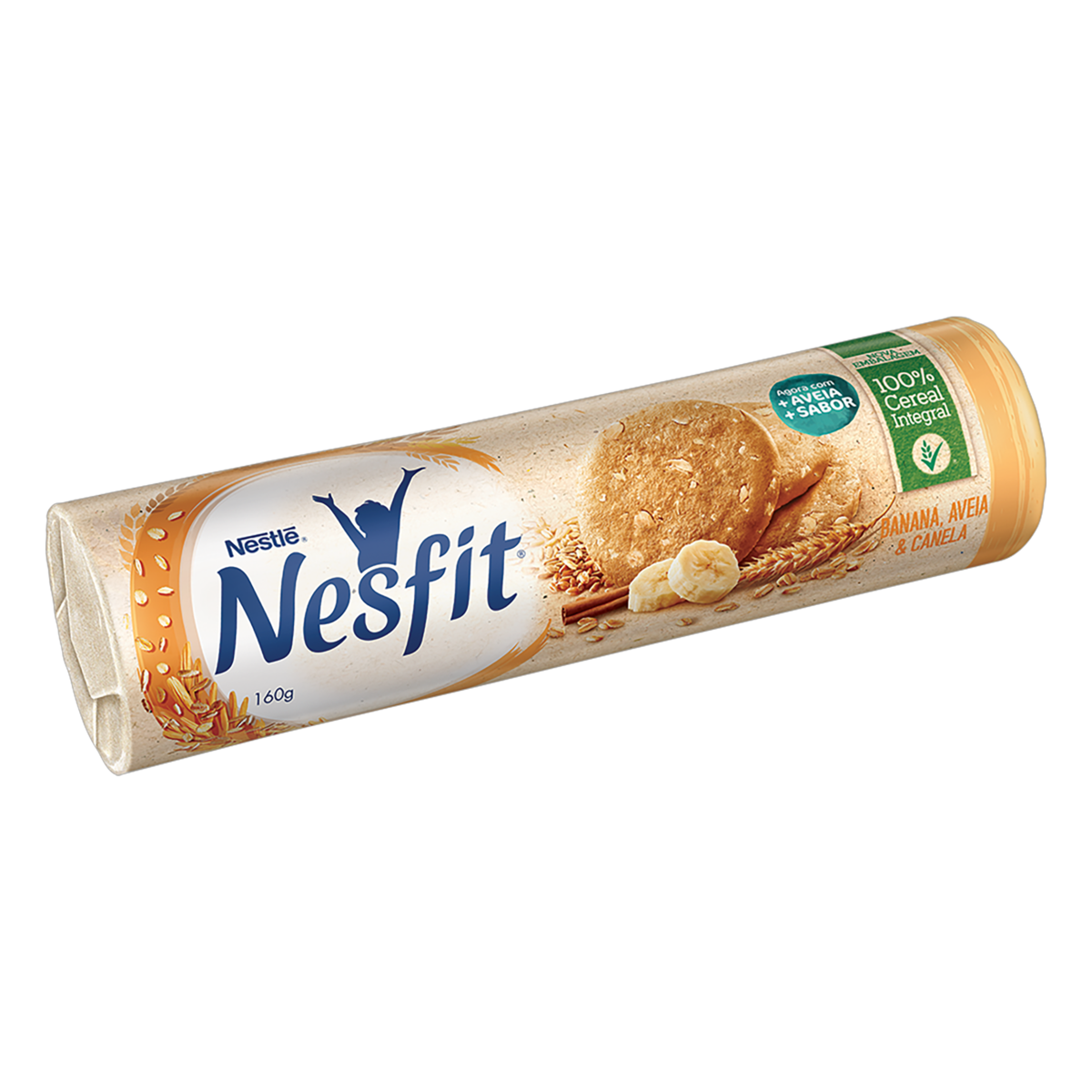 NESFIT Biscoito Banana, Aveia e Canela 160g