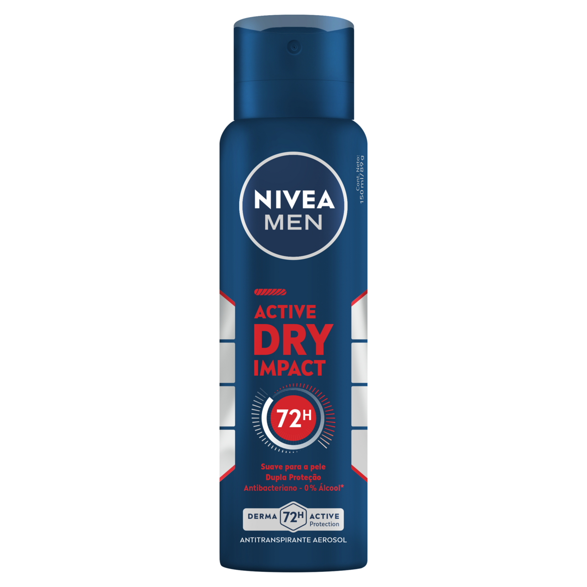 Antitranspirante Aerossol Antibacteriano Nivea Men Silver Protect 150ml Spray