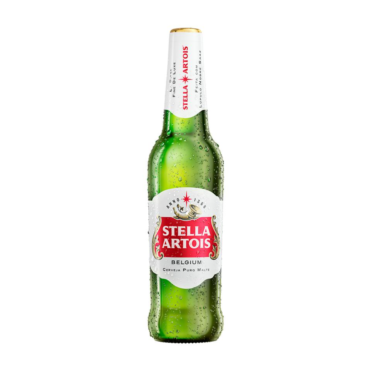 Cerveja Lager Premium Puro Malte Stella Artois Garrafa 600ml