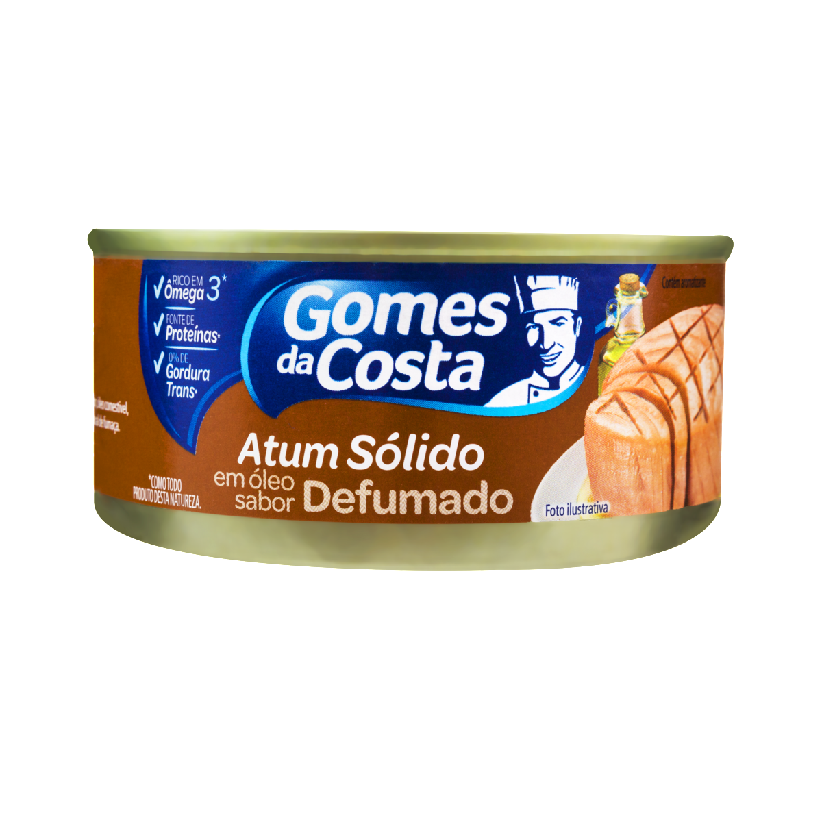 Atum Sólido em Óleo GOMES DA COSTA Sabor Defumado 170g