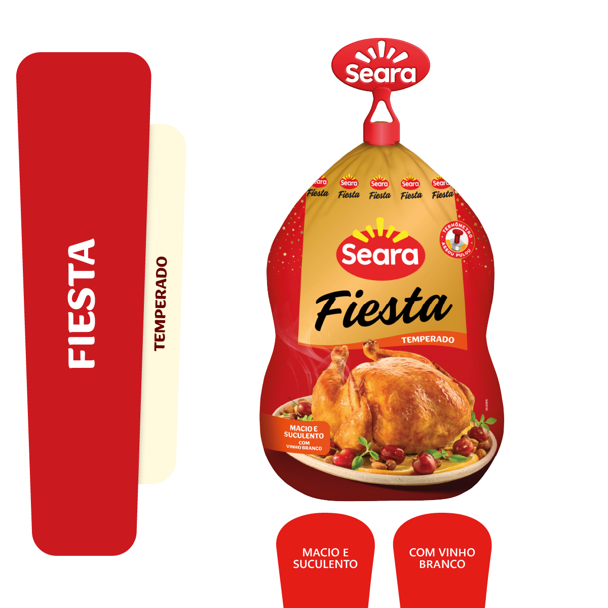 Frango Congelado Temperado Fiesta SEARA 5kg