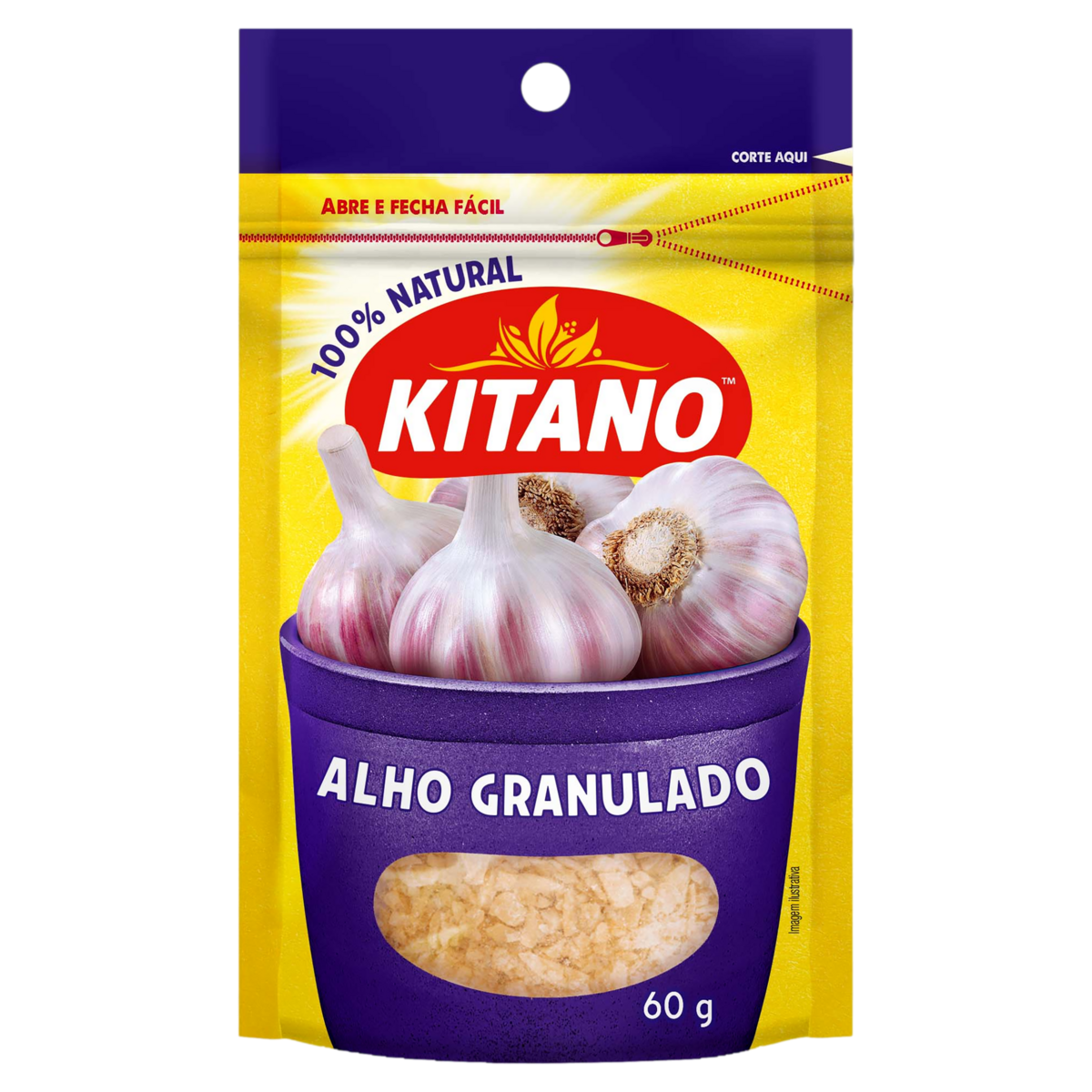 Alho Granulado KITANO Pacote 60g