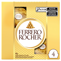 Bombom Ferrero Rocher Caixa 50g 4 Unidades