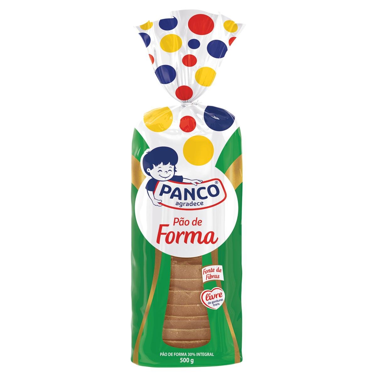 Pão De Forma Integral PANCO Pacote 500g