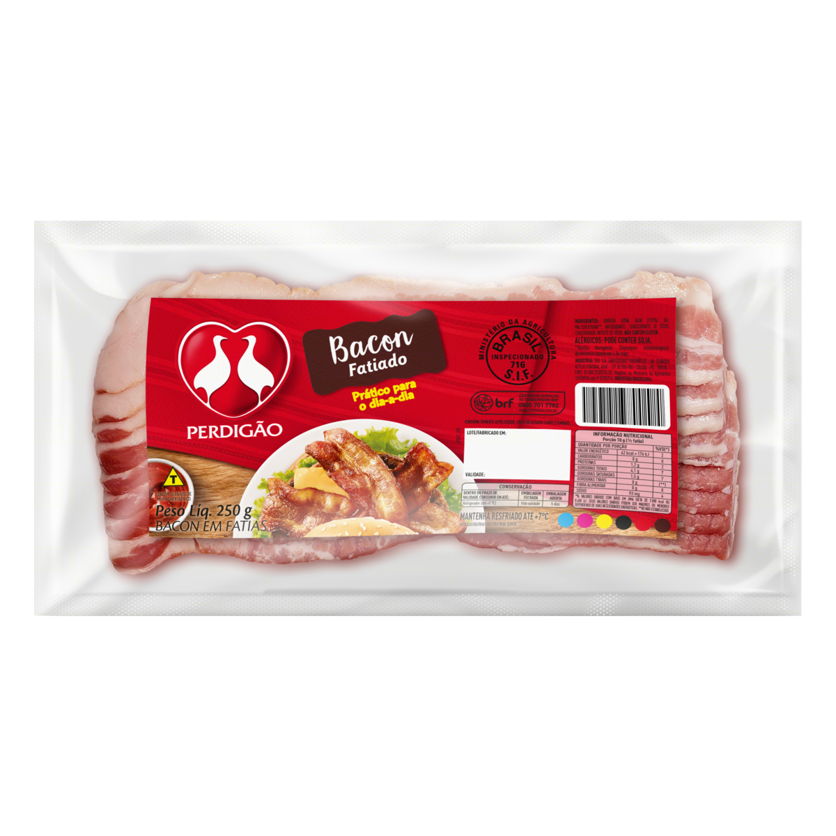 Bacon em Fatias Perdigão 250g