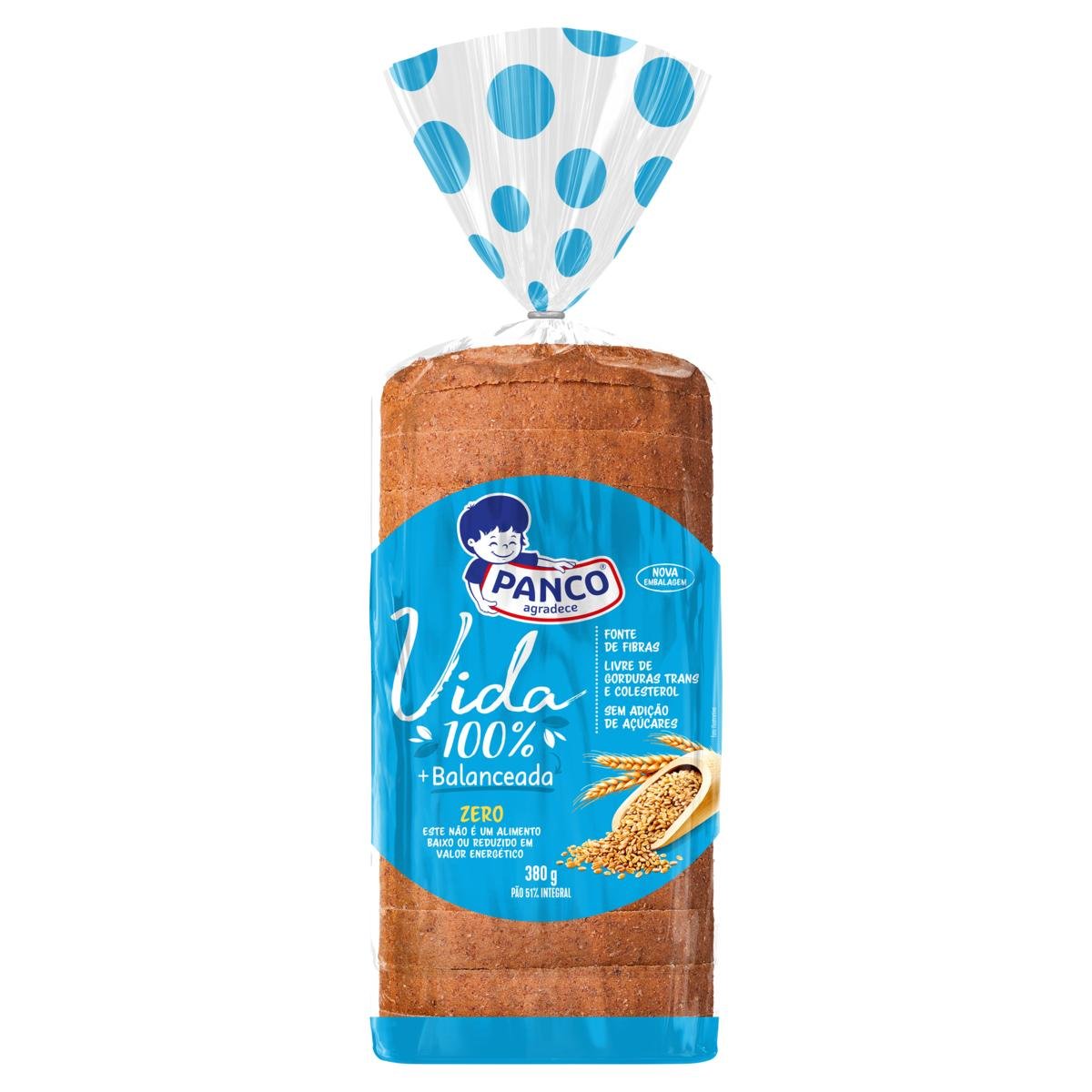 Pão Integral Panco Vida Pacote 380g
