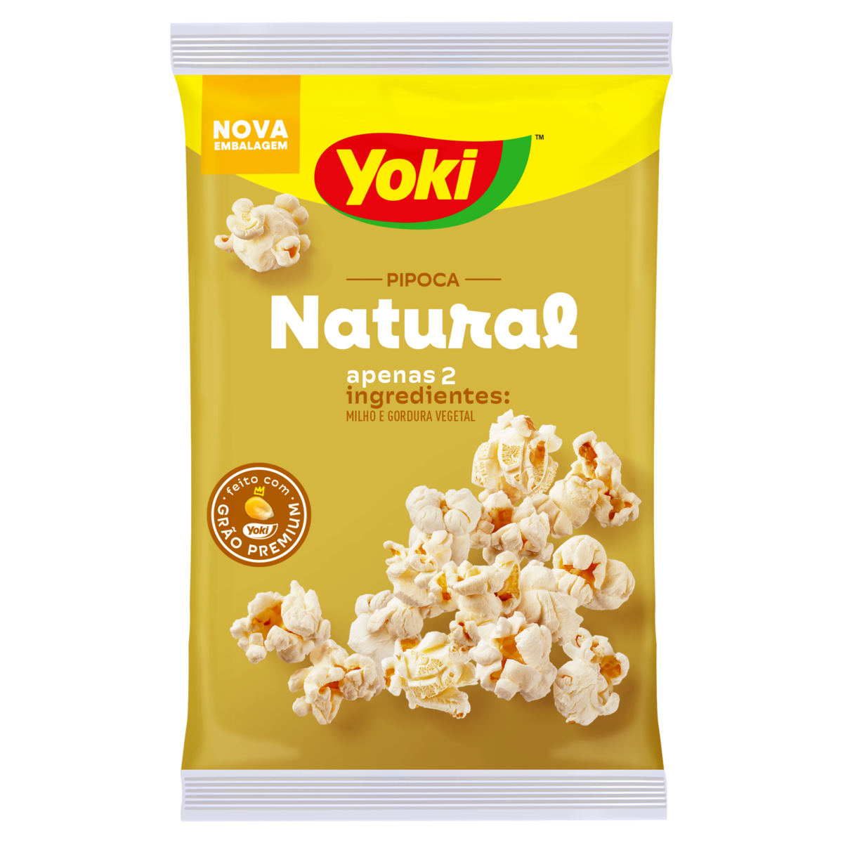 Pipoca para Micro-Ondas Natural Yoki Pacote 50g