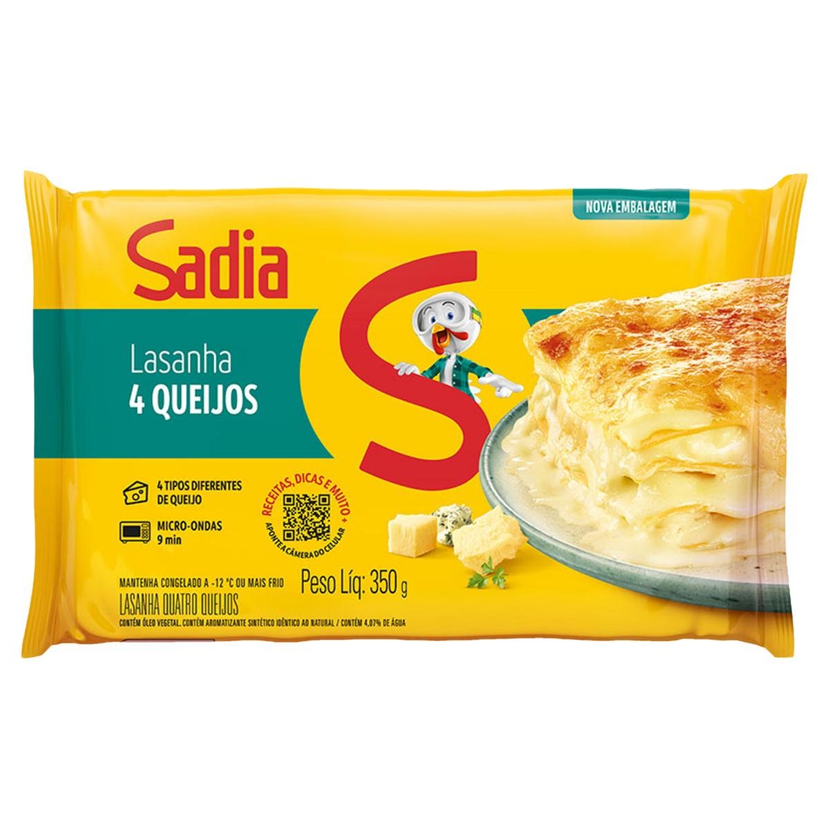 Lasanha 4 Queijos Sadia Pacote 350g