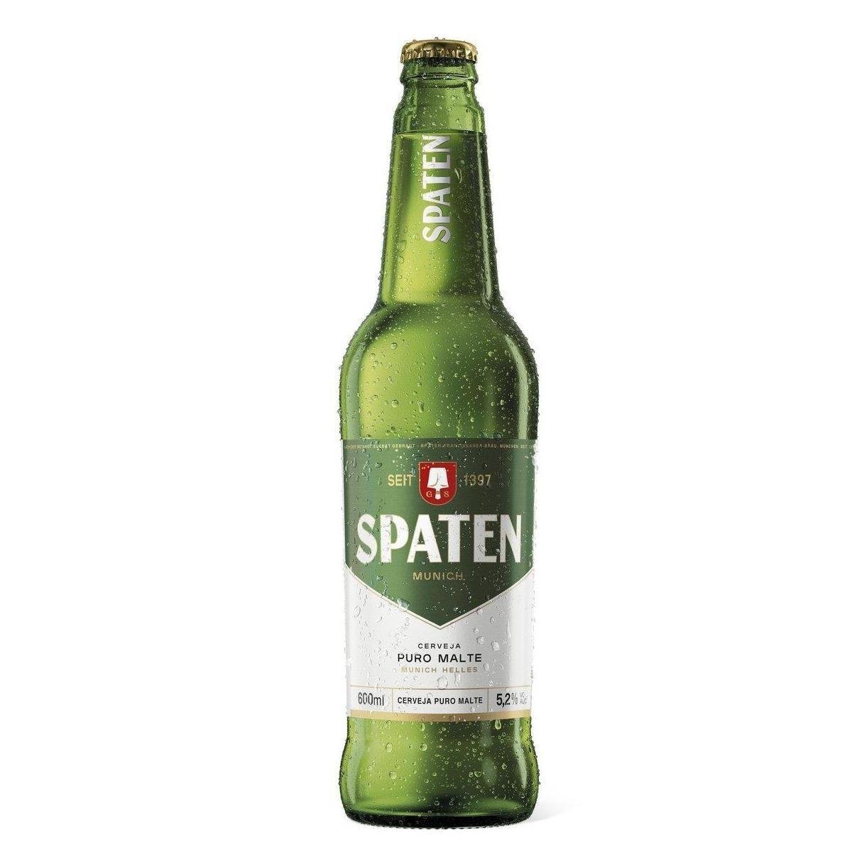 Cerveja Munich Helles Puro Malte Spaten Garrafa 600ml