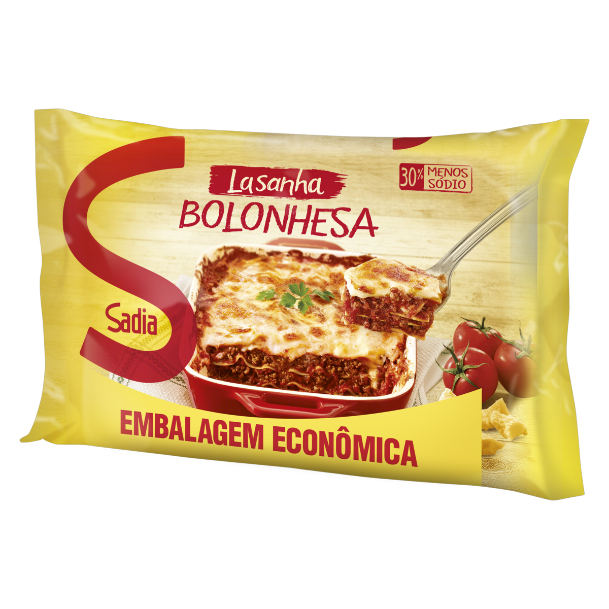 Lasanha Bolonhesa Sadia Pacote 1,6kg Embalagem Econômica