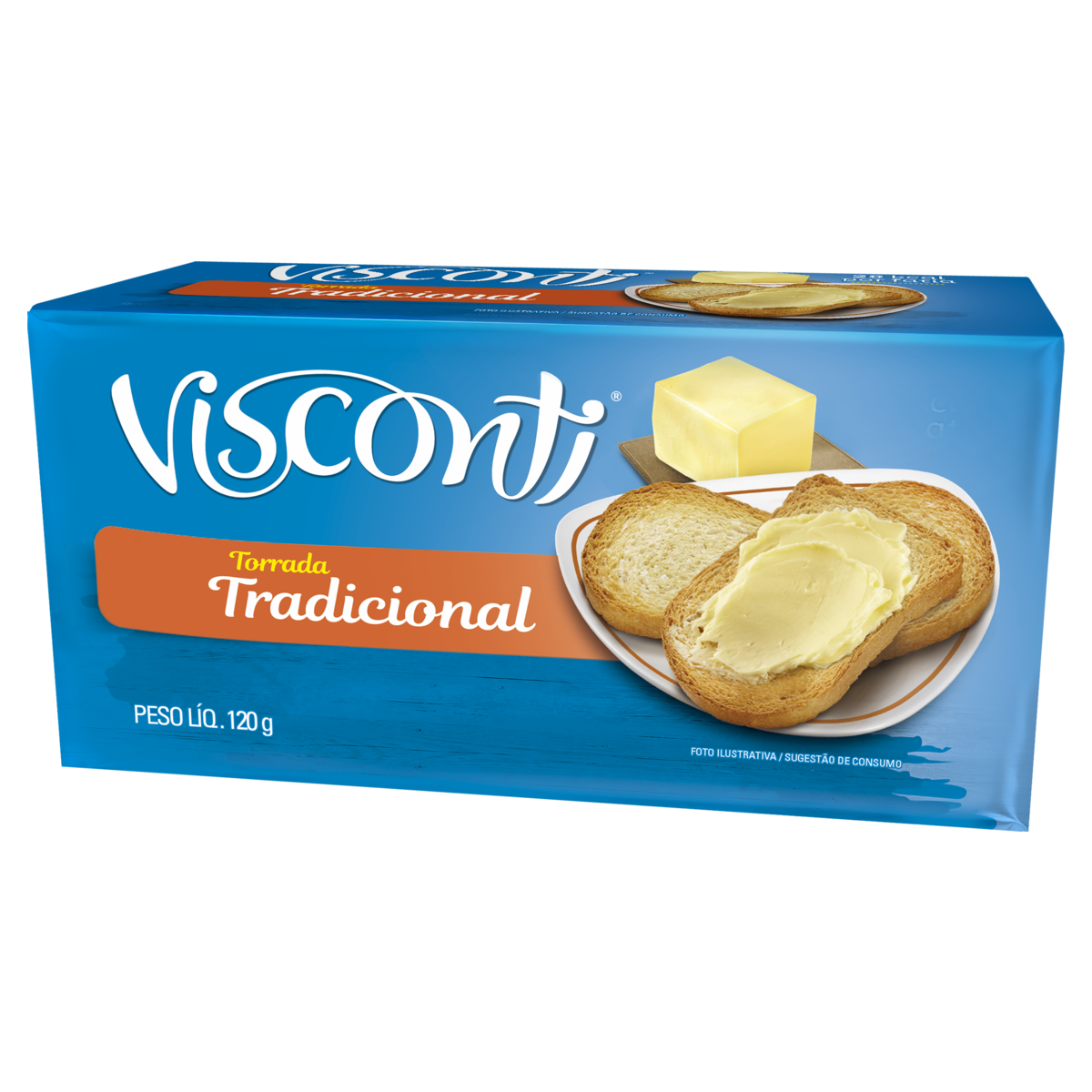 Torrada Tradicional Visconti Pacote 120g